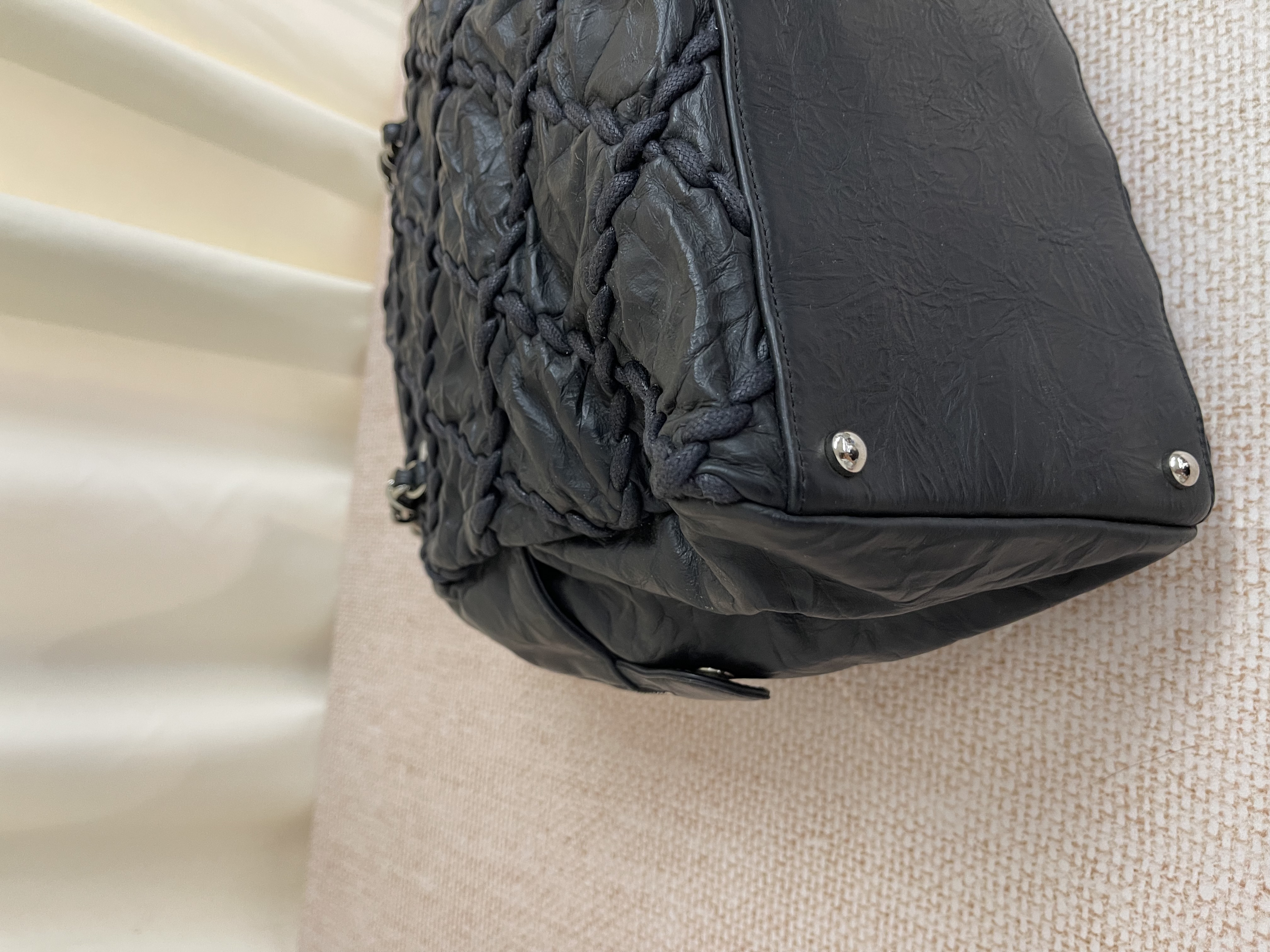 Pre-owned Chanel Ultra Stitch Bowling Bag/ Product Code: 26030104