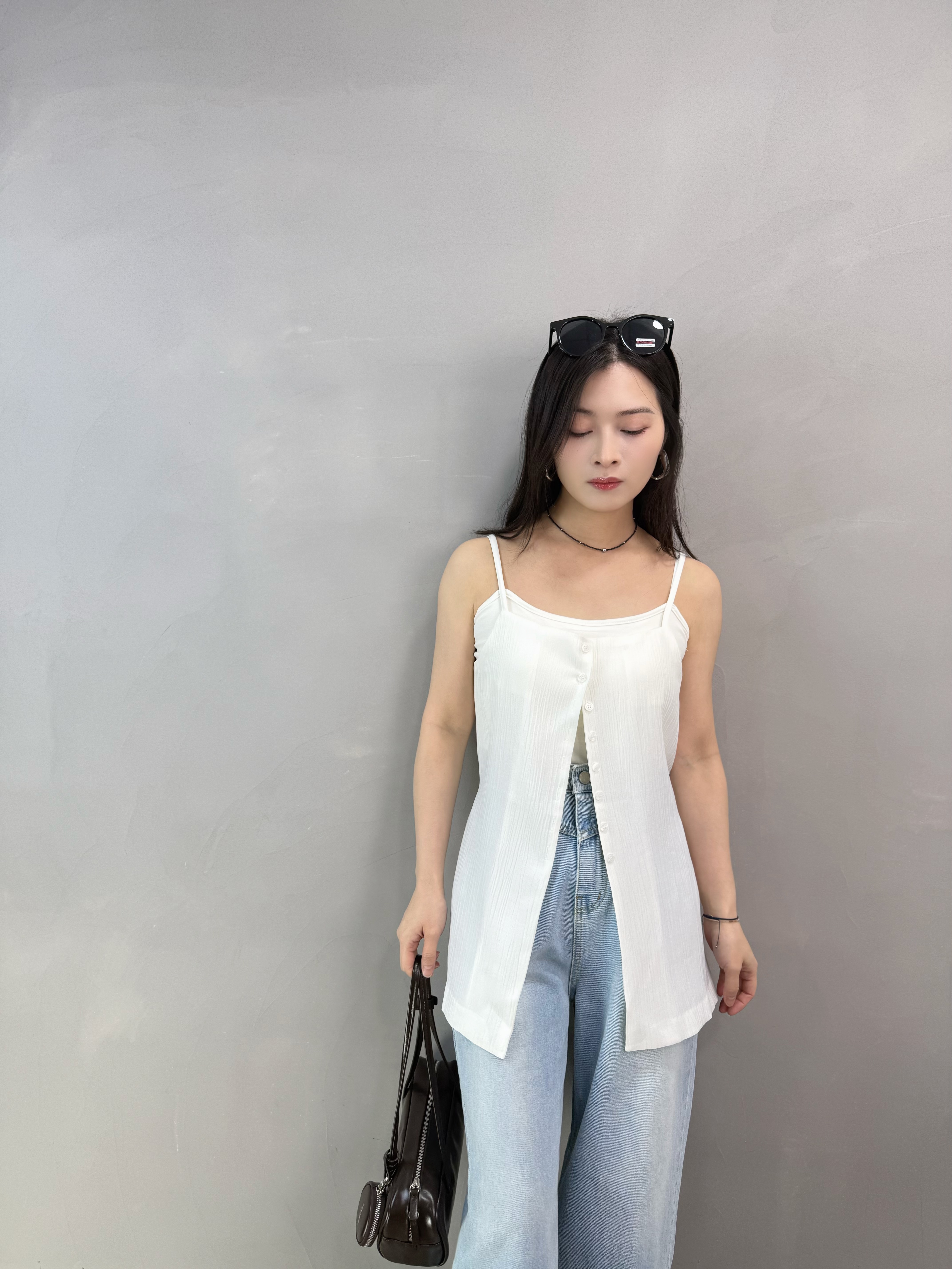 Q62 壓紋扣鈕吊帶