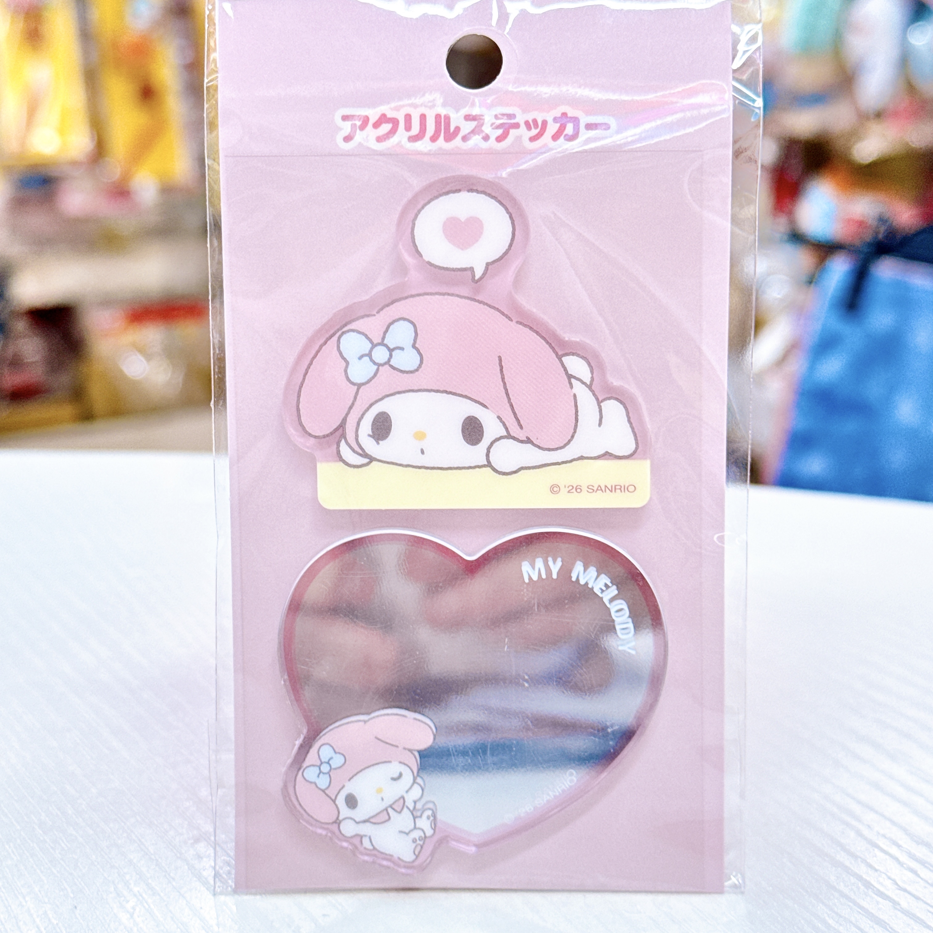 日本版Sanrio亞加力立體鏡貼紙