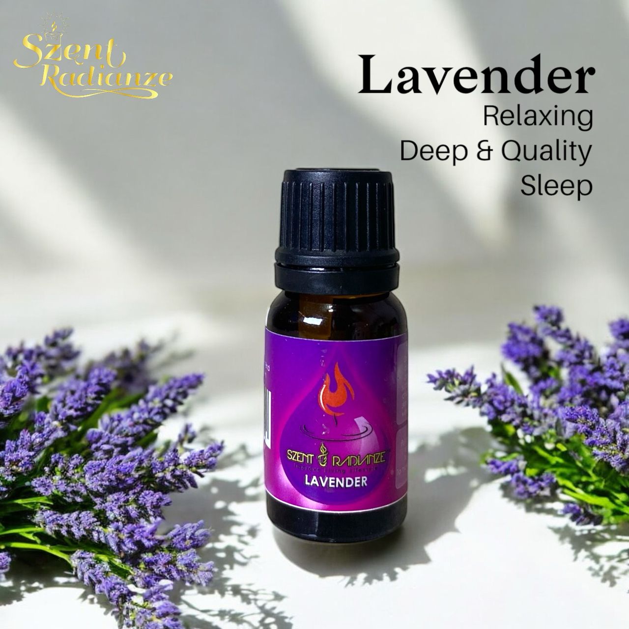 Fragrance Oil (10ml)【SZENT RADIANZE】-Lavender, Rose, Citronella, Lemongrass, Apple, Lemon