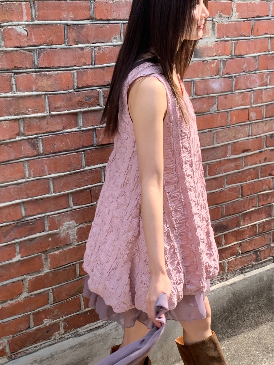[🌸] tulip chiffon dress