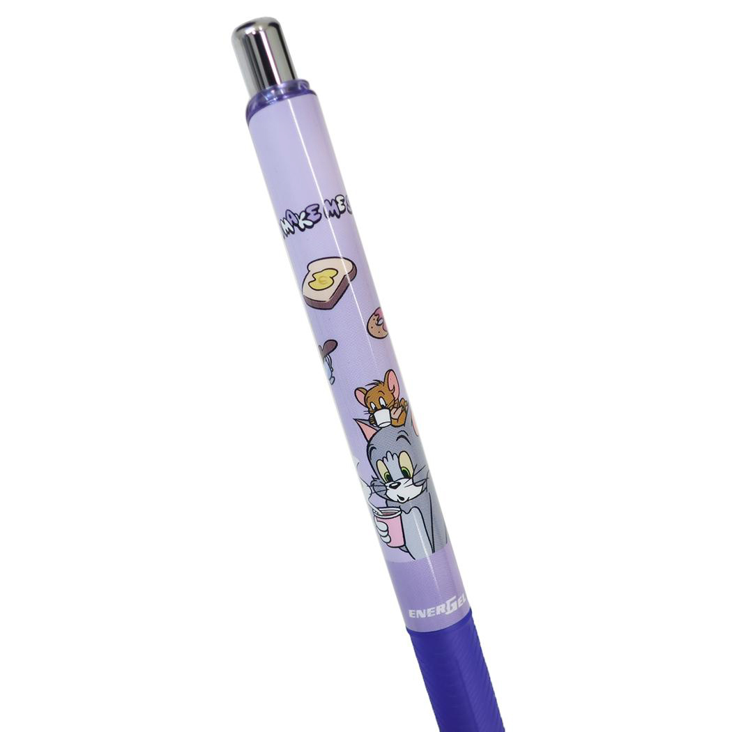 現貨｜Tom and Jerry 湯姆與謝利 日本製 Pentel EnerGel 0.5mm 黑色 啫喱筆 (229469)