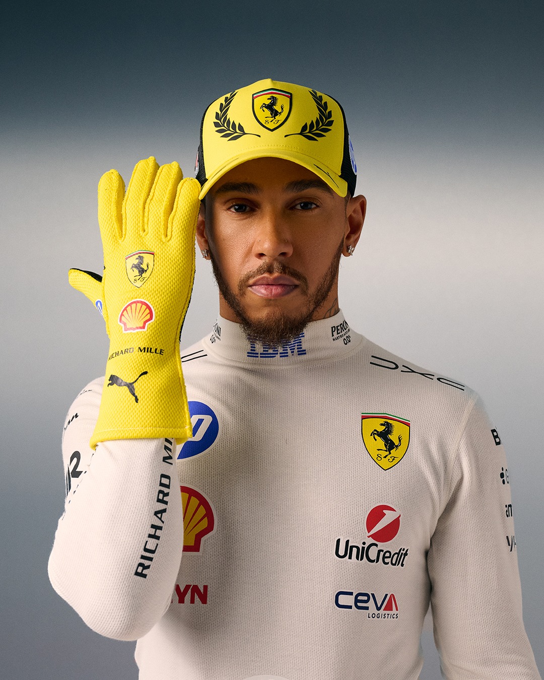 🏎️ F1 Scuderia Ferrari 法拉利車隊 2026英國銀石站Lewis Hamilton 車手限定Cap帽 701239028