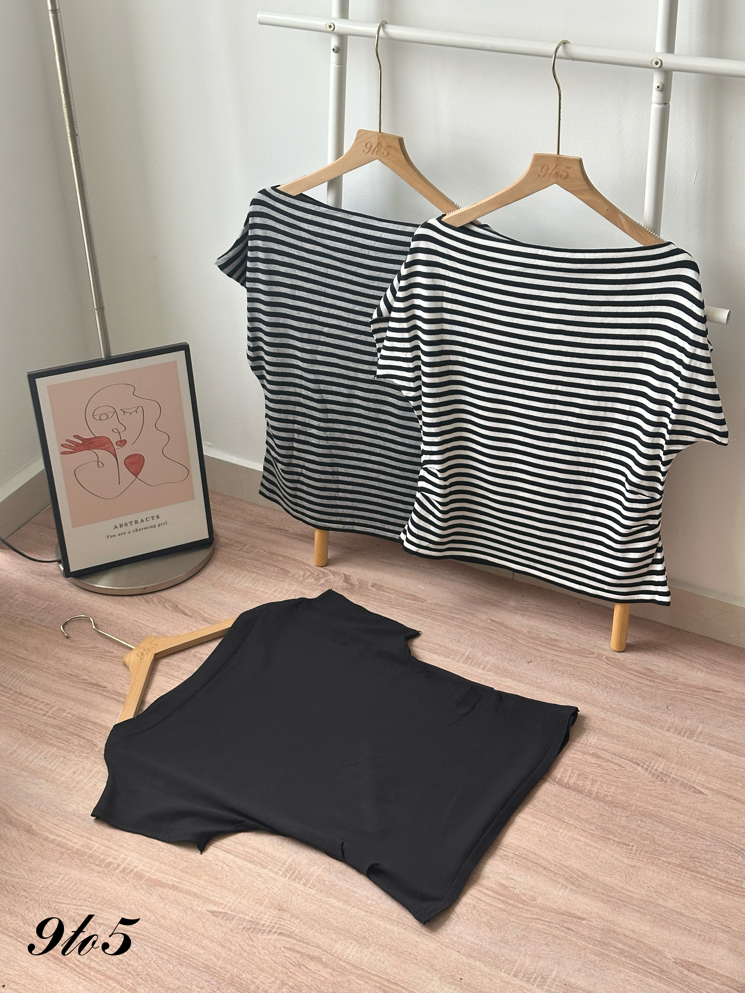 T4362 Boat Neck Knit Top - 3 Colors 