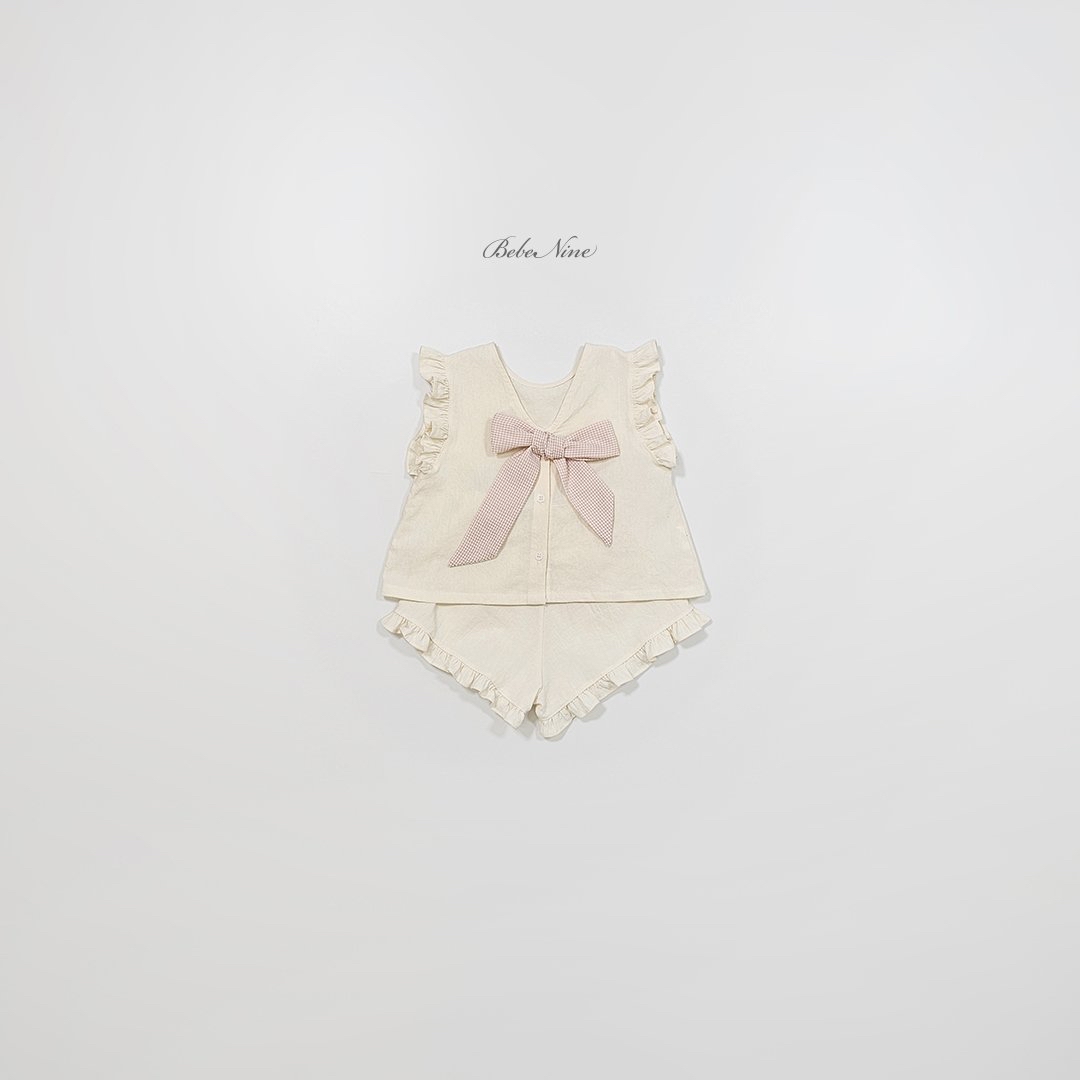 Romantic Ribbon Frill Set