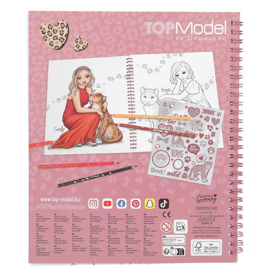 TOPModel Colouring Book LEOHEART