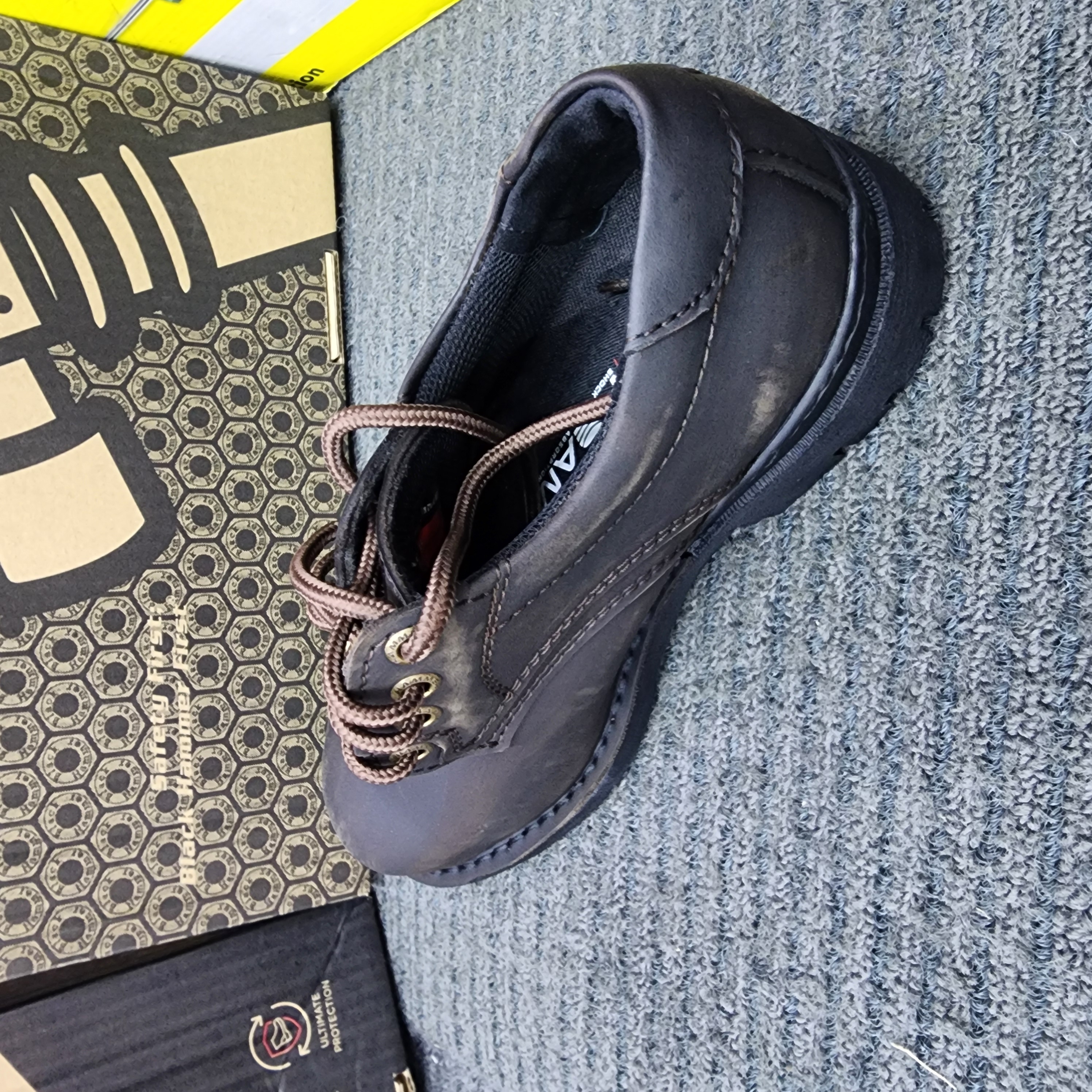 Black Hammer 4000 Series Low cut Lace up Safety Shoes BH 4658 Kasut Keselamatan