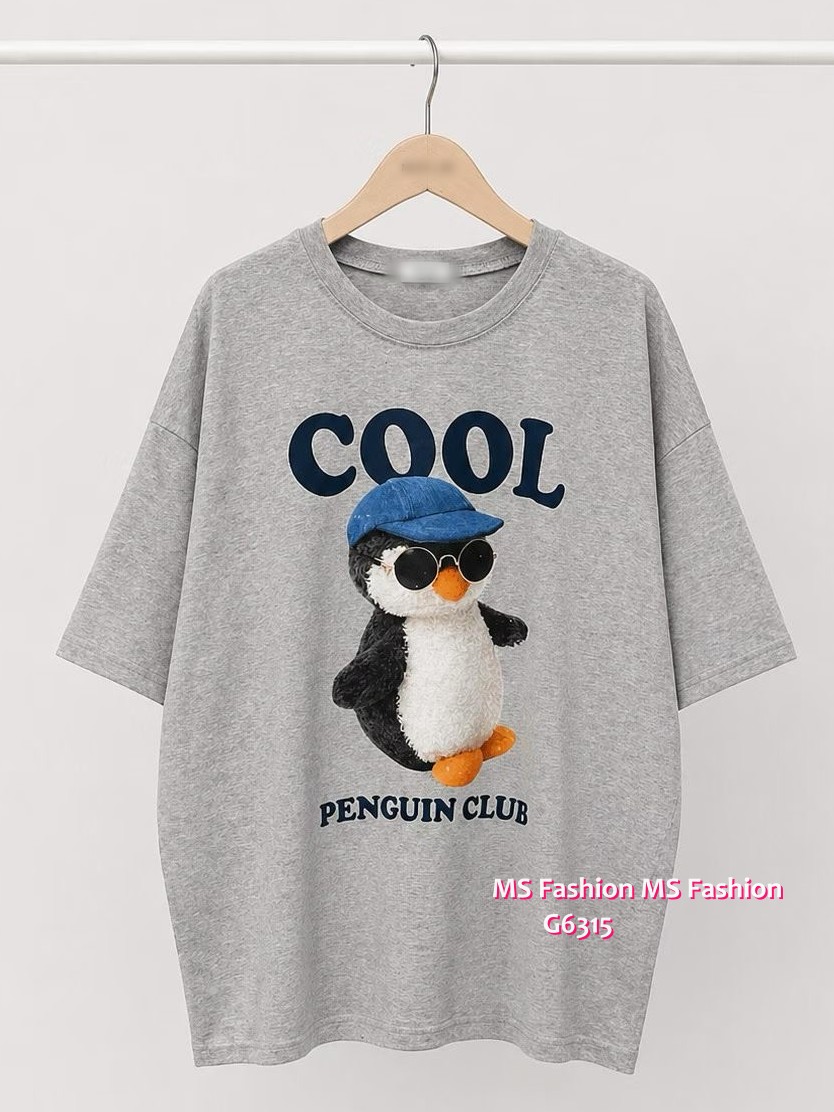G6315 韓國🇰🇷勁可愛企鵝tee