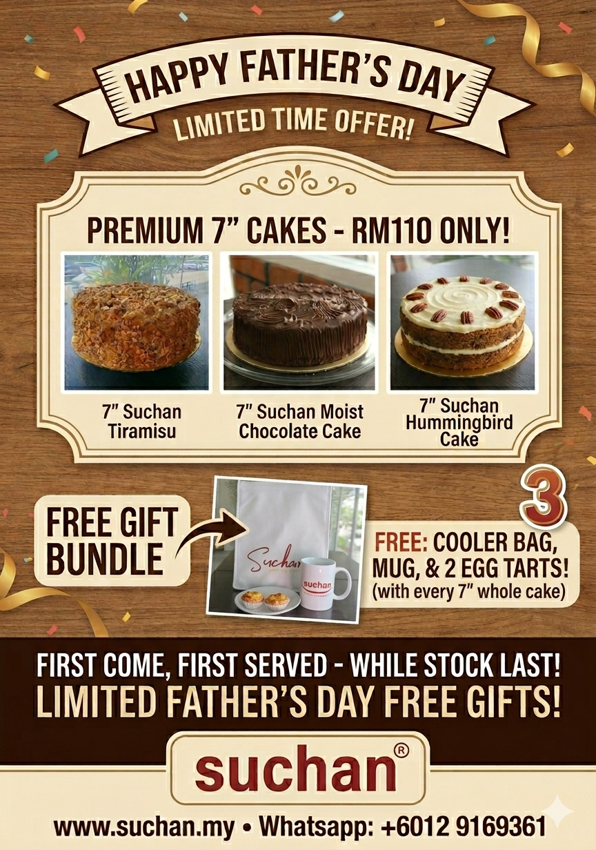 Father's Day Promo with Free Gifts.... while stock last