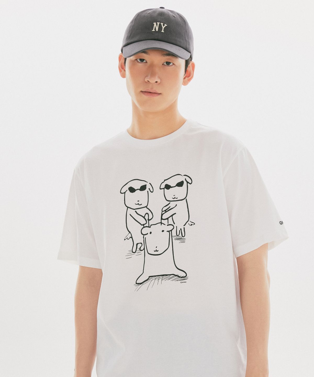 🇰🇷訂購｜SPAO X Ganadi｜short-sleeved T-shirt (MULTI)