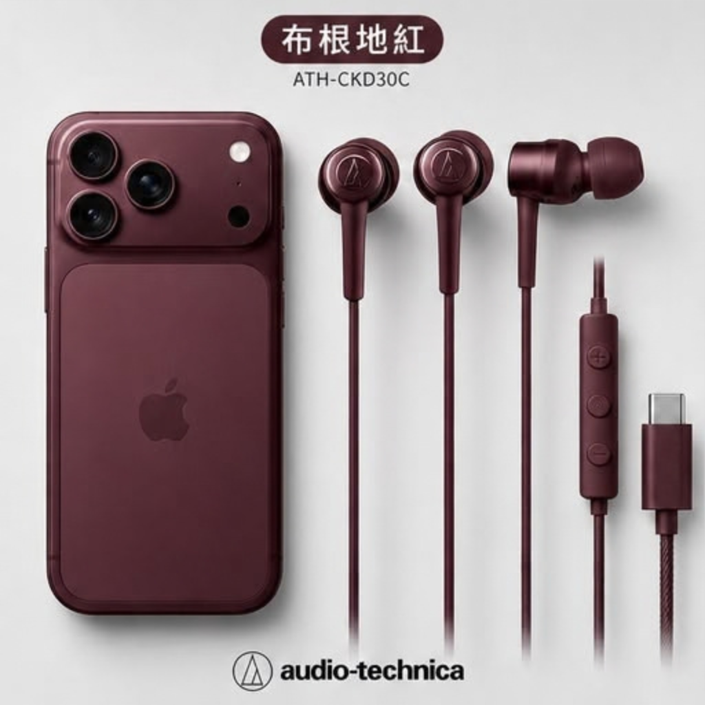 日本鐵三角 Audio-Technica ATH-CKD30C USB Type-C™️ 耳道式耳機