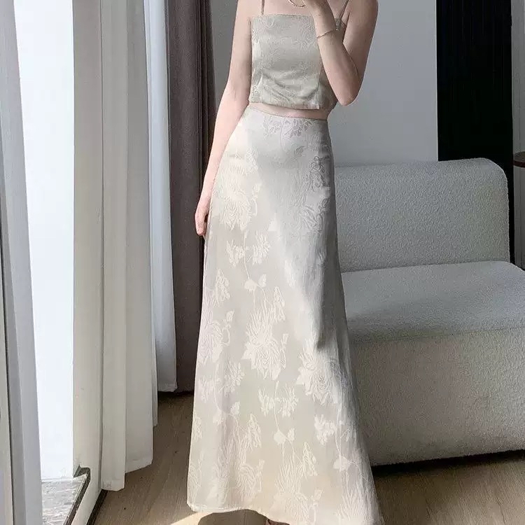 SK301提花半身长裙