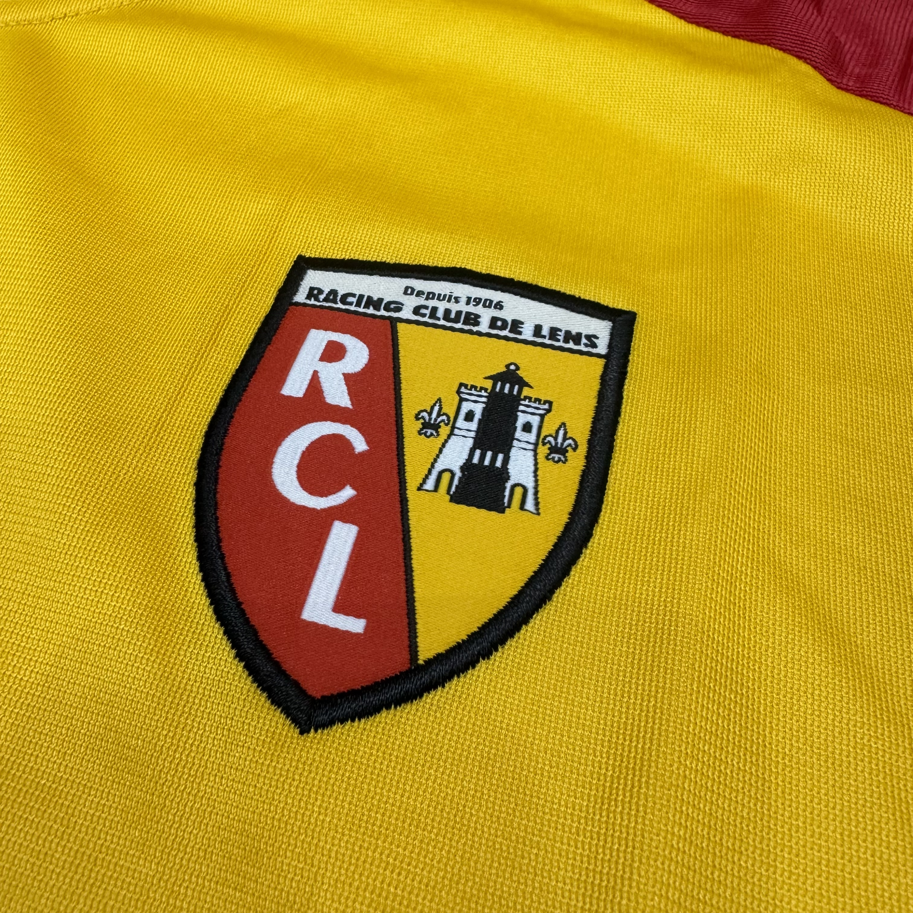 RC Lens 03/04 L/S player issue home shirt (Bnwt)