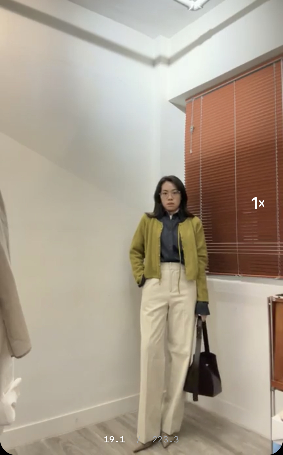 🍂RIBBED TWILL PANTS 