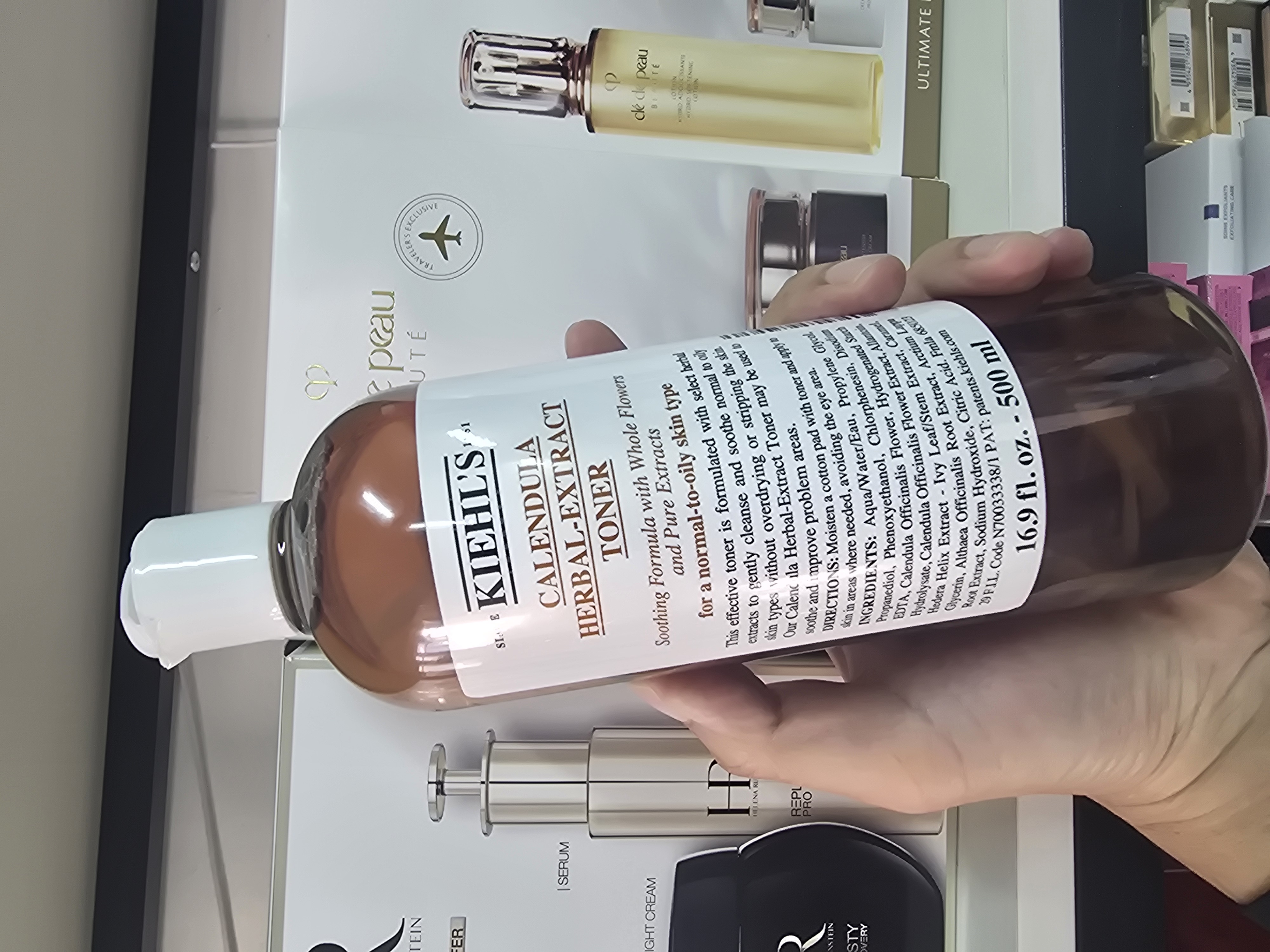 清貨價 kiehls金盞花水500ml ( 爛蓋 ）