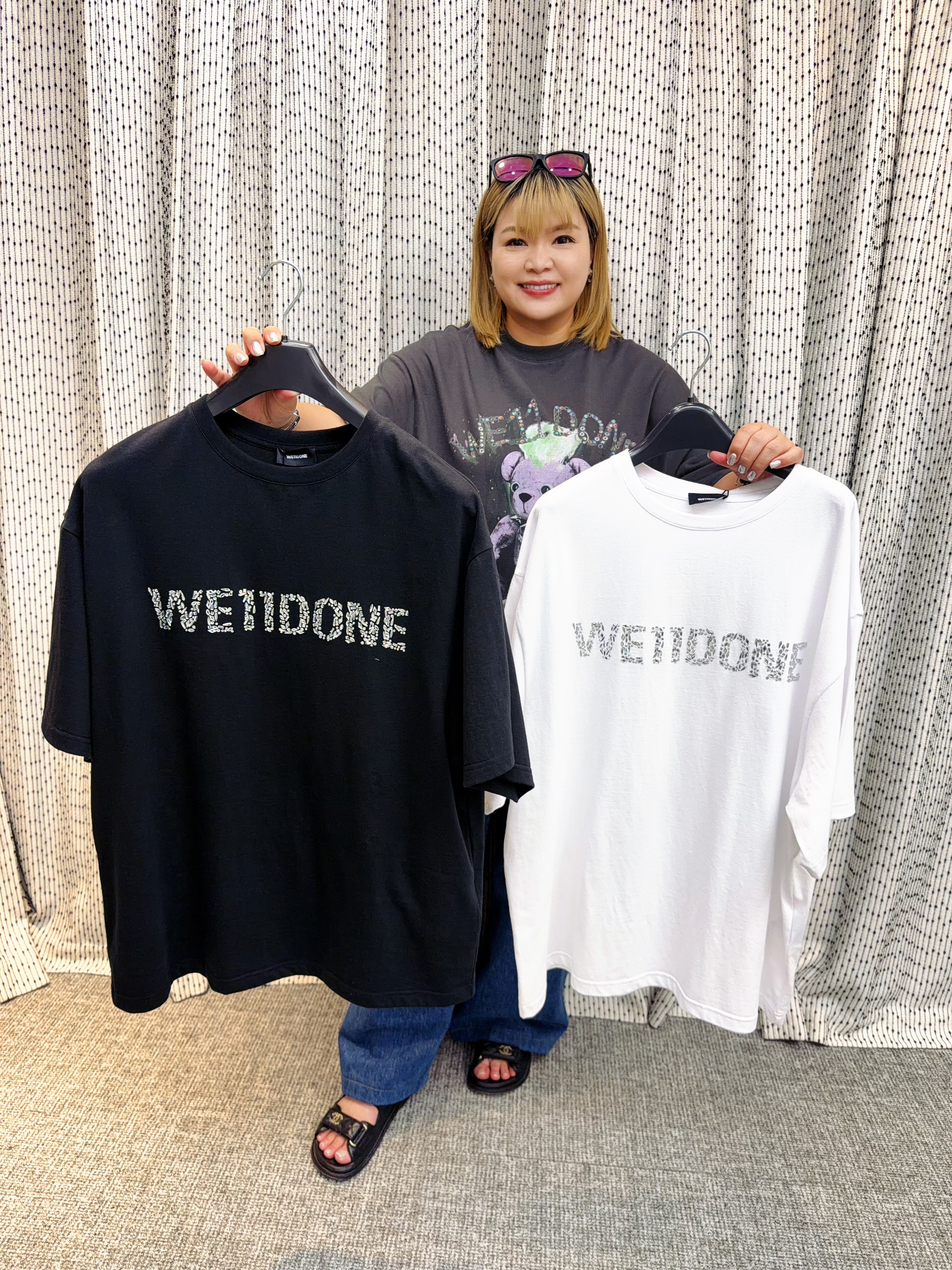 We11done閃石logo T-shirt 