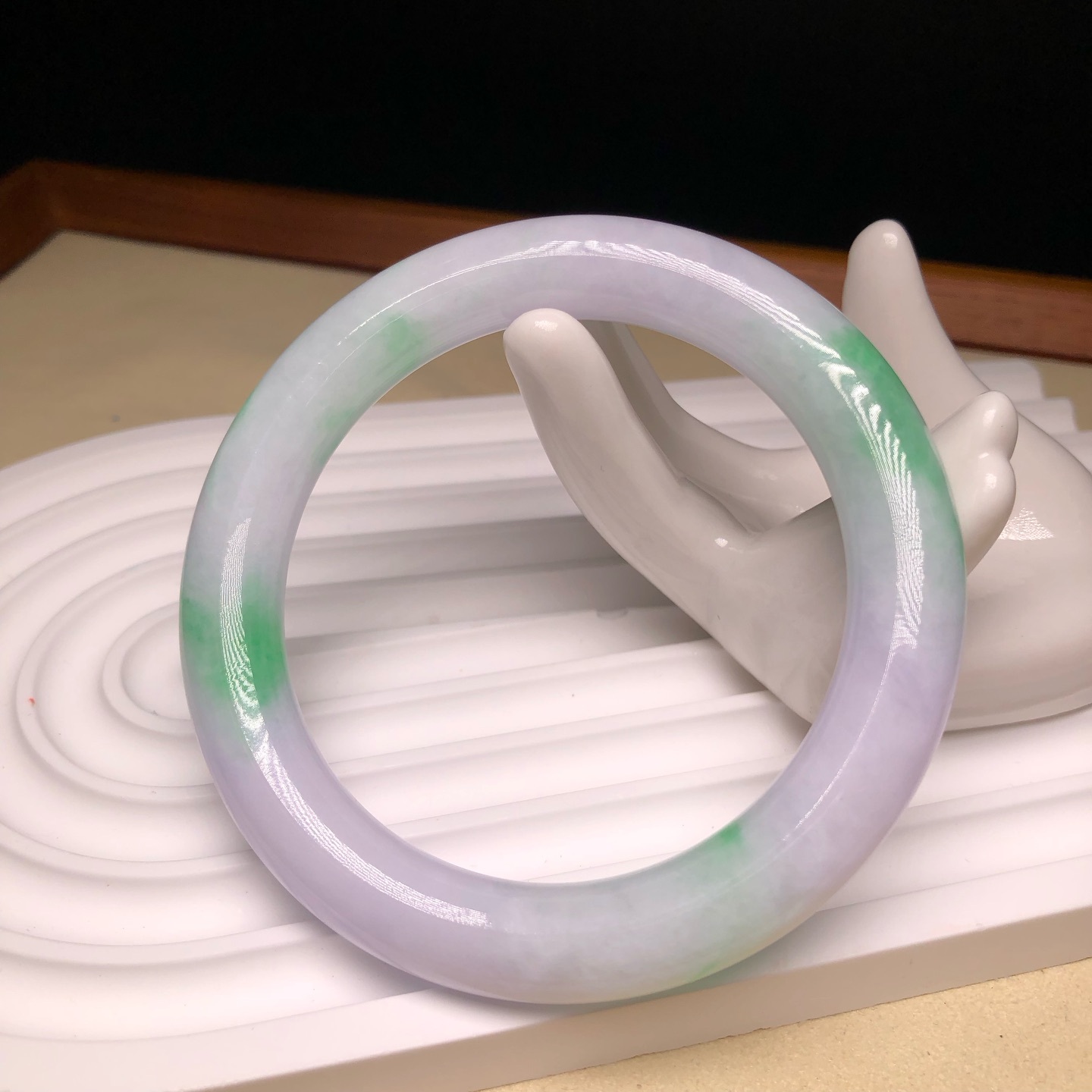 白底青圓鐲57.5mm YM00180