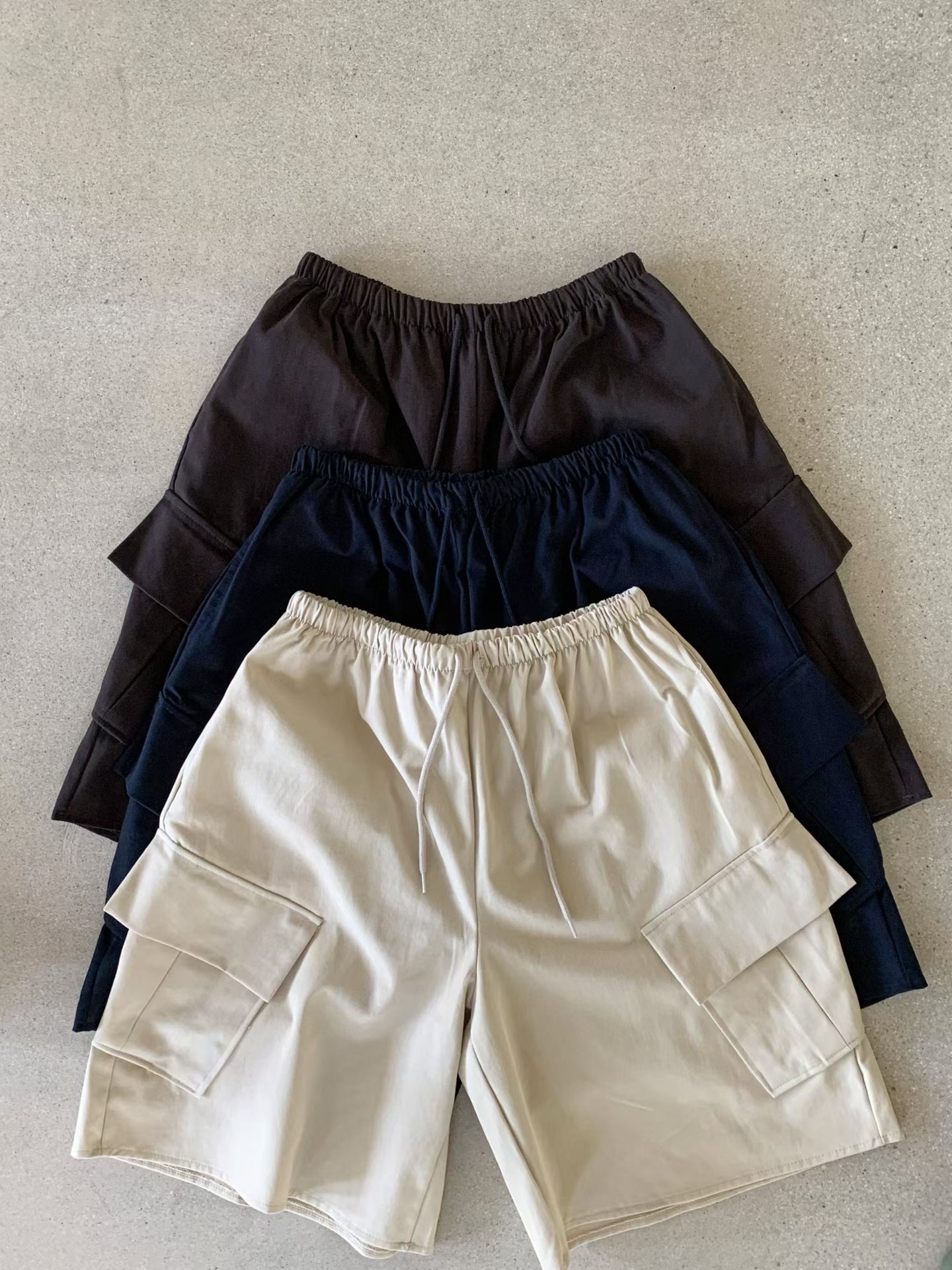 221689 側袋七分布褲