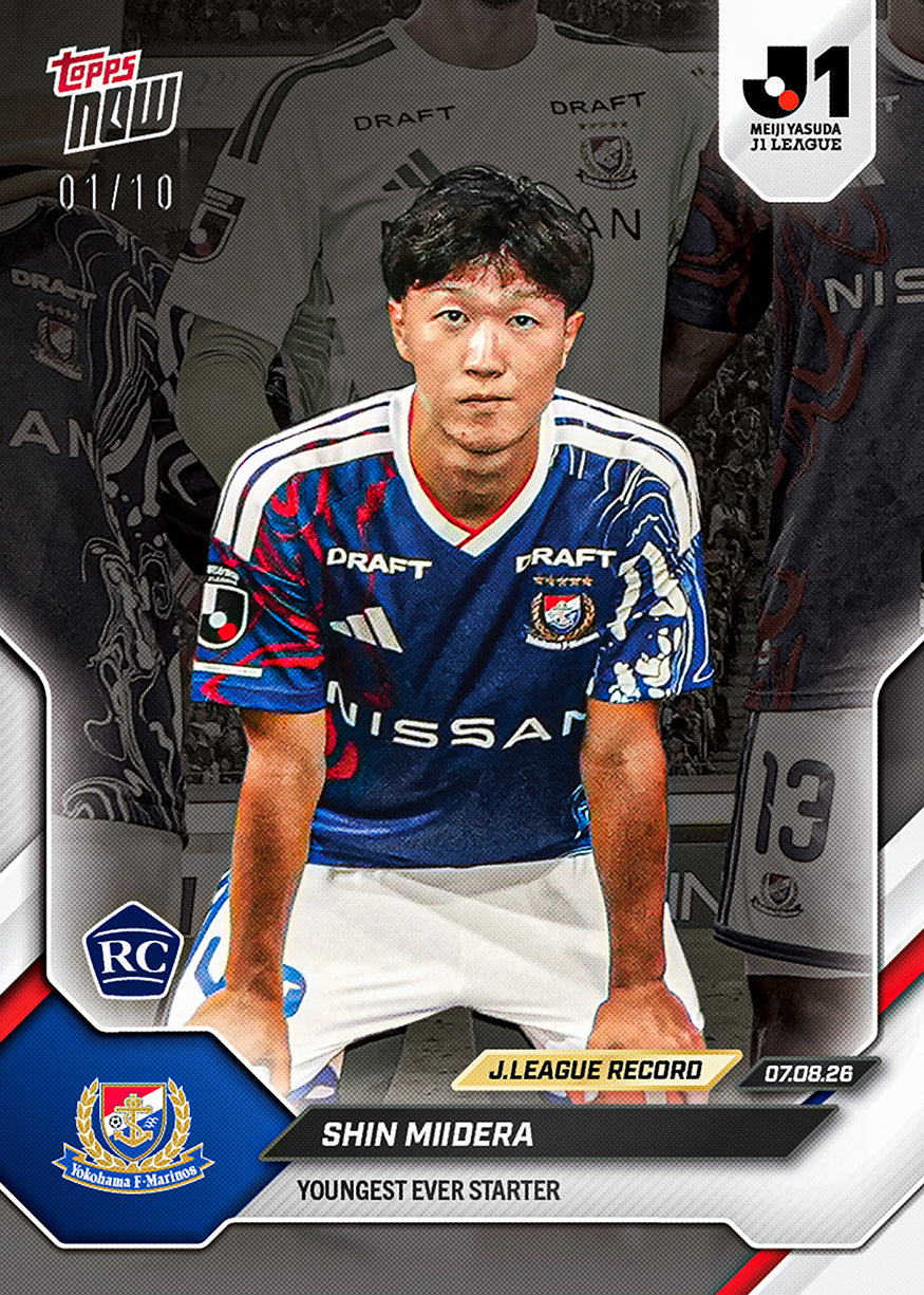 Shin Miidera - 2026/27 J.League Topps NOW® #2 橫濱水手入球卡【團購】
