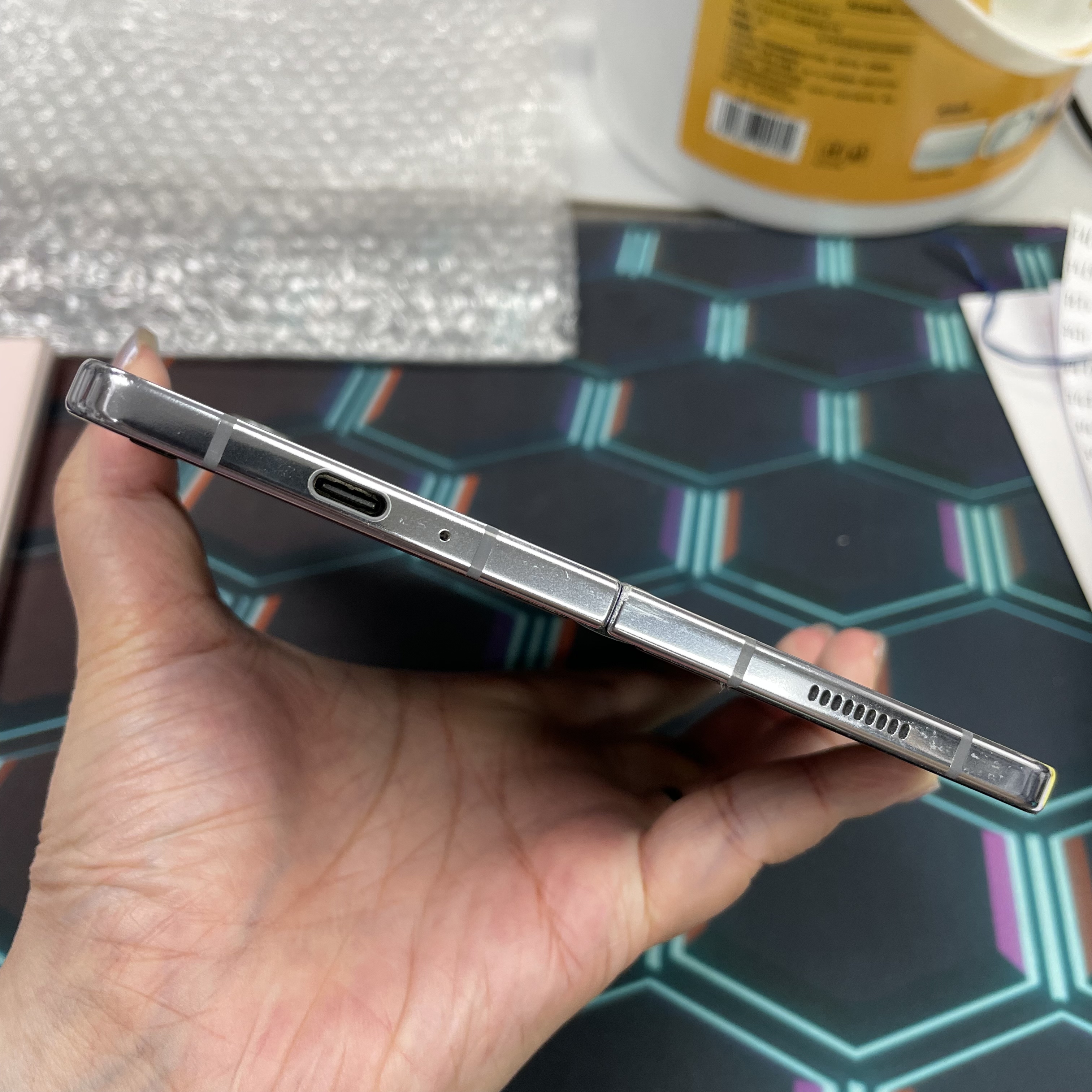 *7471 Galaxy Z Fold 5 靚機 12+512GB 藍色 blue