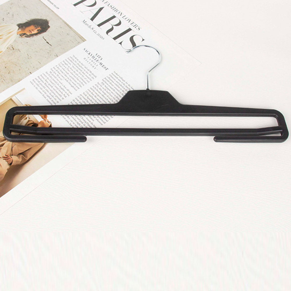 10x 多功能塑料褲架 黑色 36CM  UB0239