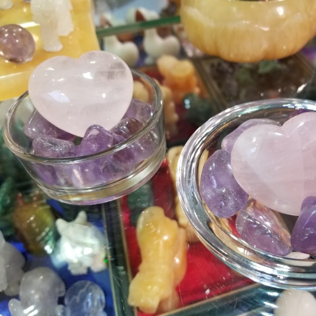 粉紅晶心七星陣