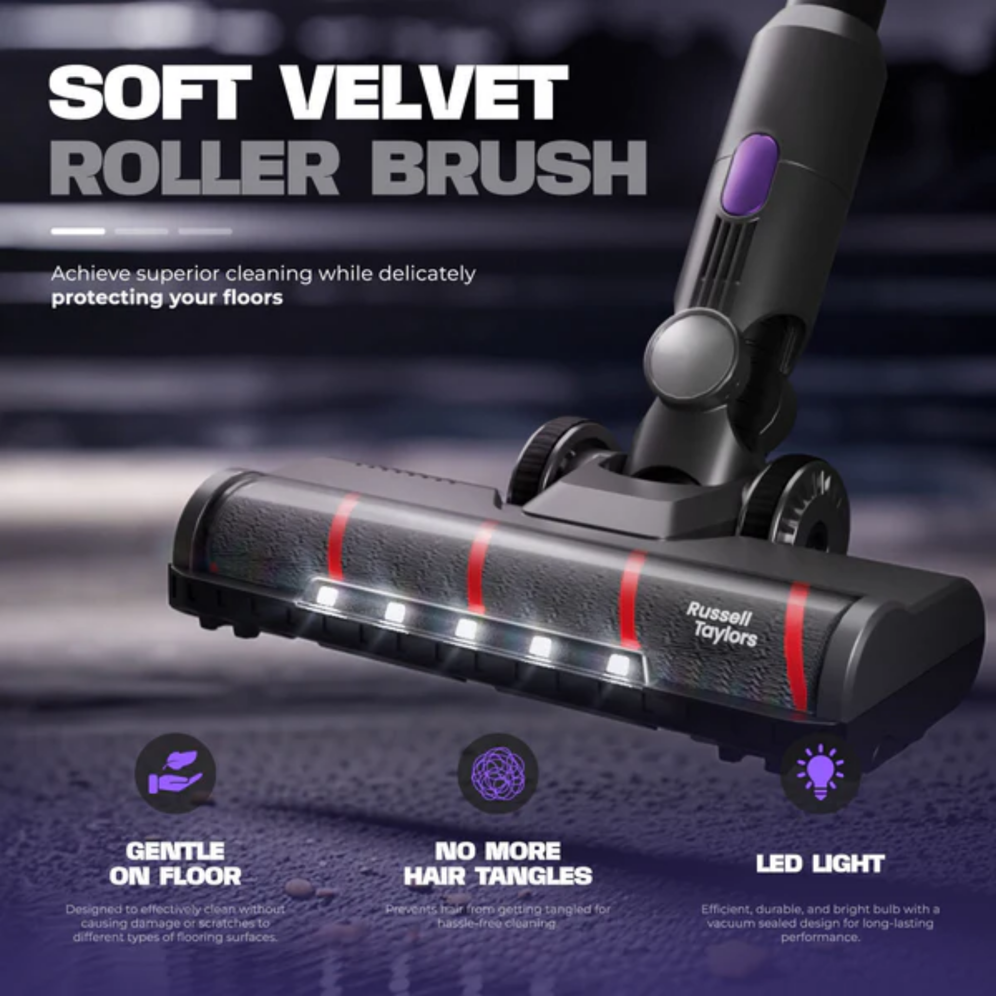 Russell Taylors 300W Cordless Vacuum BLDC (X2)