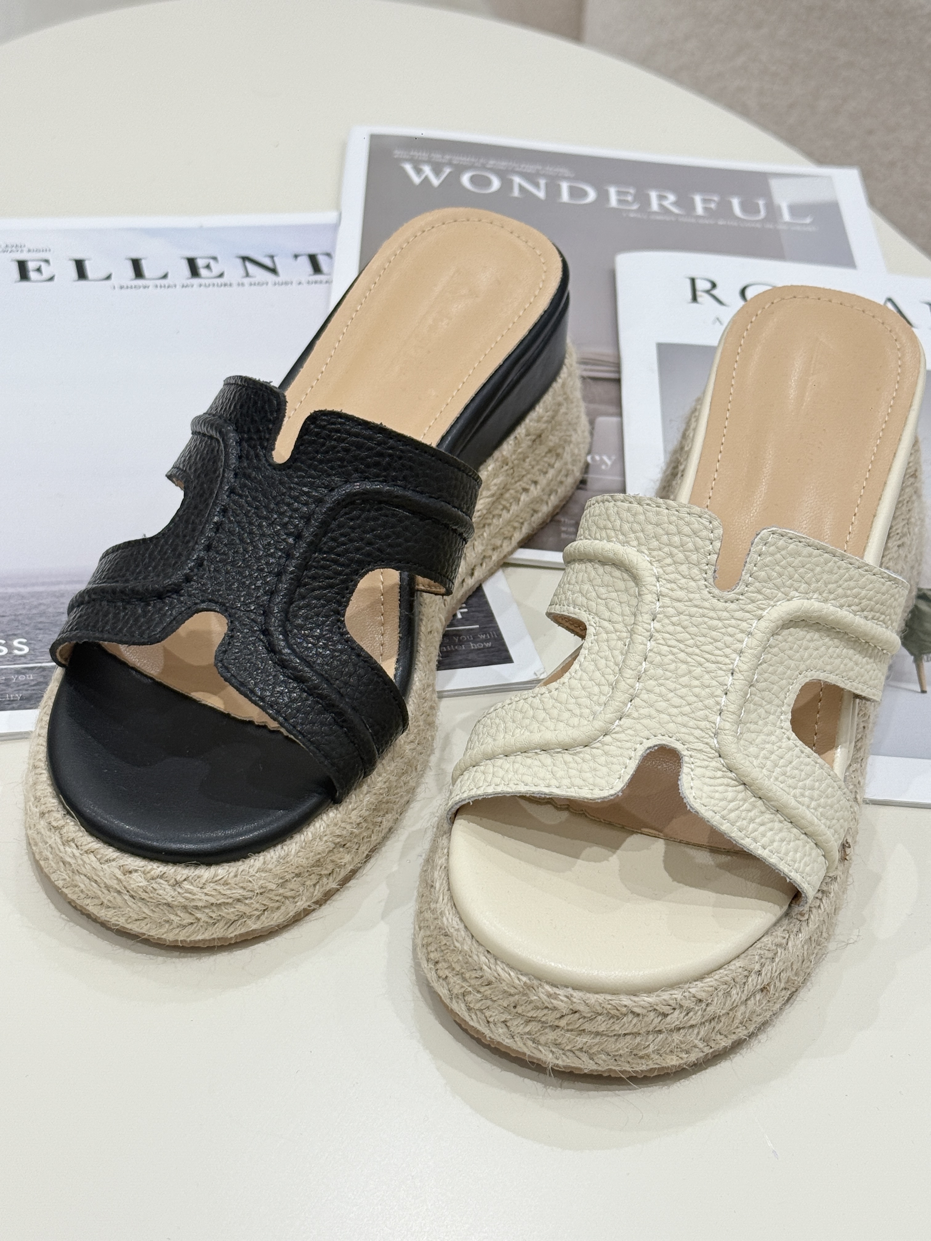 TA59 高级感真皮H厚底鞋