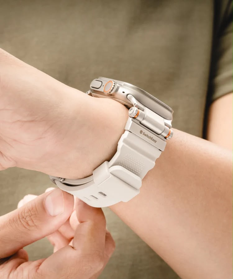 SwitchEasy Rugged 矽膠防水錶帶 For Apple Watch (49/46/45/44MM)