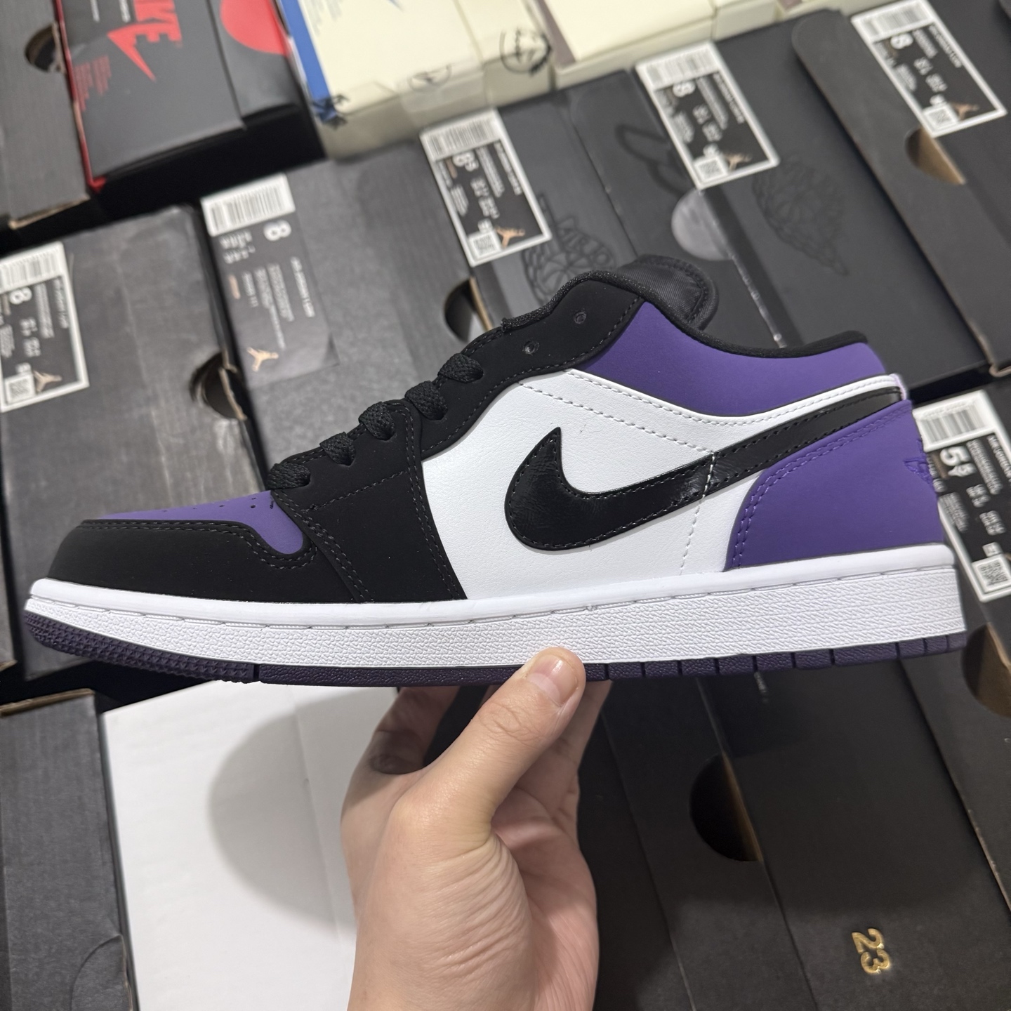 Nike Air Jordan 1 Low 'Court Purple' 553558-125