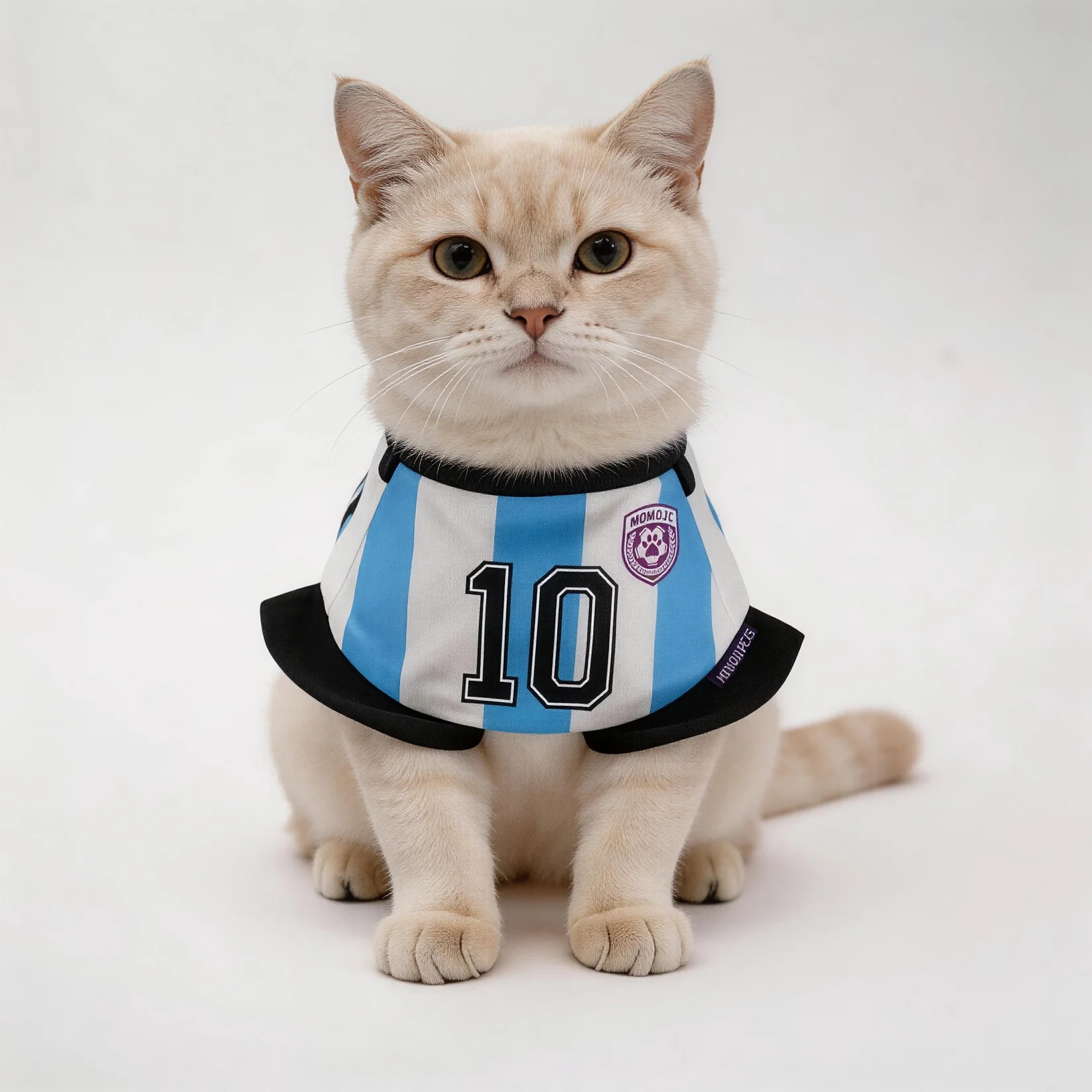 Momoji FC (2-Bueno Aires Stripes) | Pet Neckwear