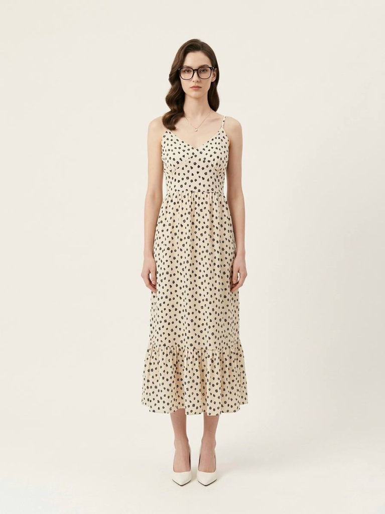 W6033 - Minimal Bloom Dress