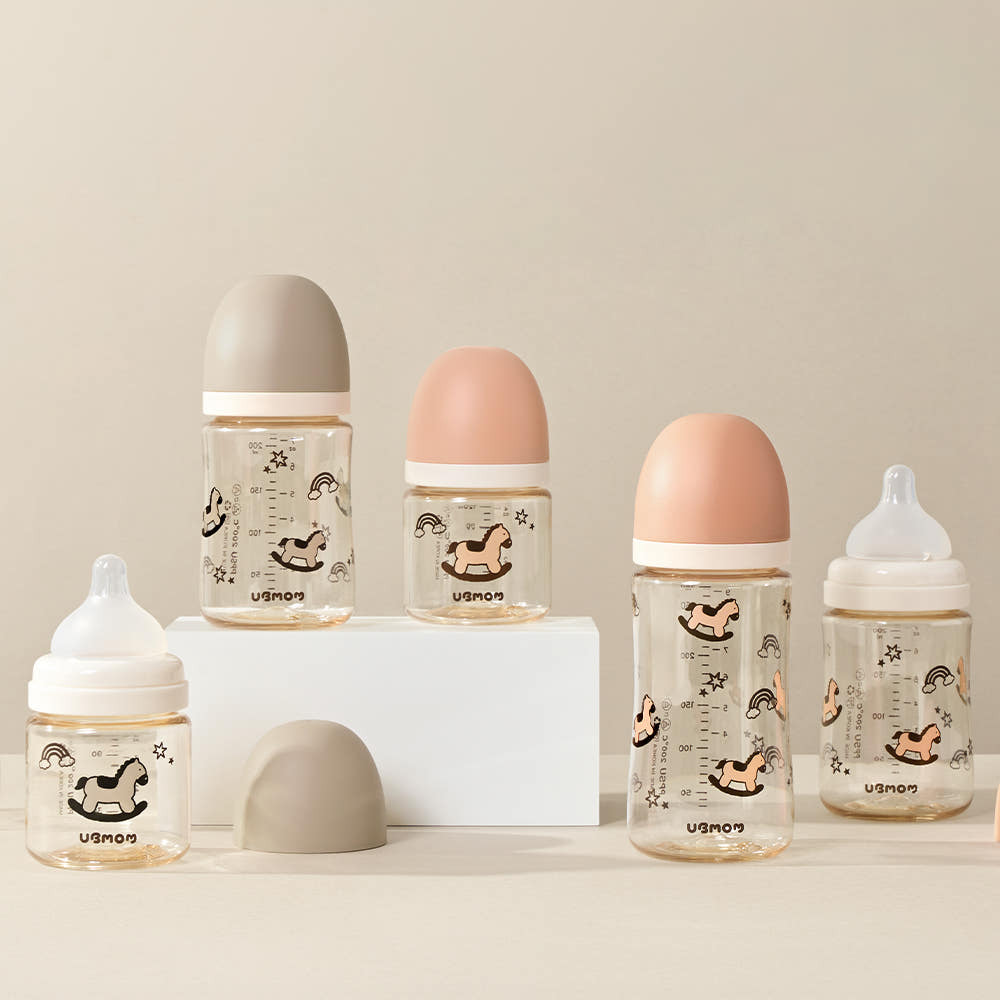 UBMOM 特別版PPSU奶樽-彩虹小馬 280ml（配M Size奶嘴3-6個月 ）