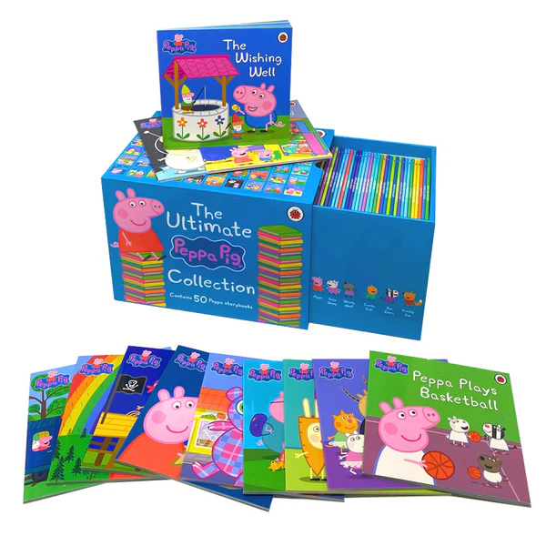 Peppa Pig The Ultimate Peppa Pig Collection 小豬佩奇故事書｜50 books｜Blue Box 藍盒