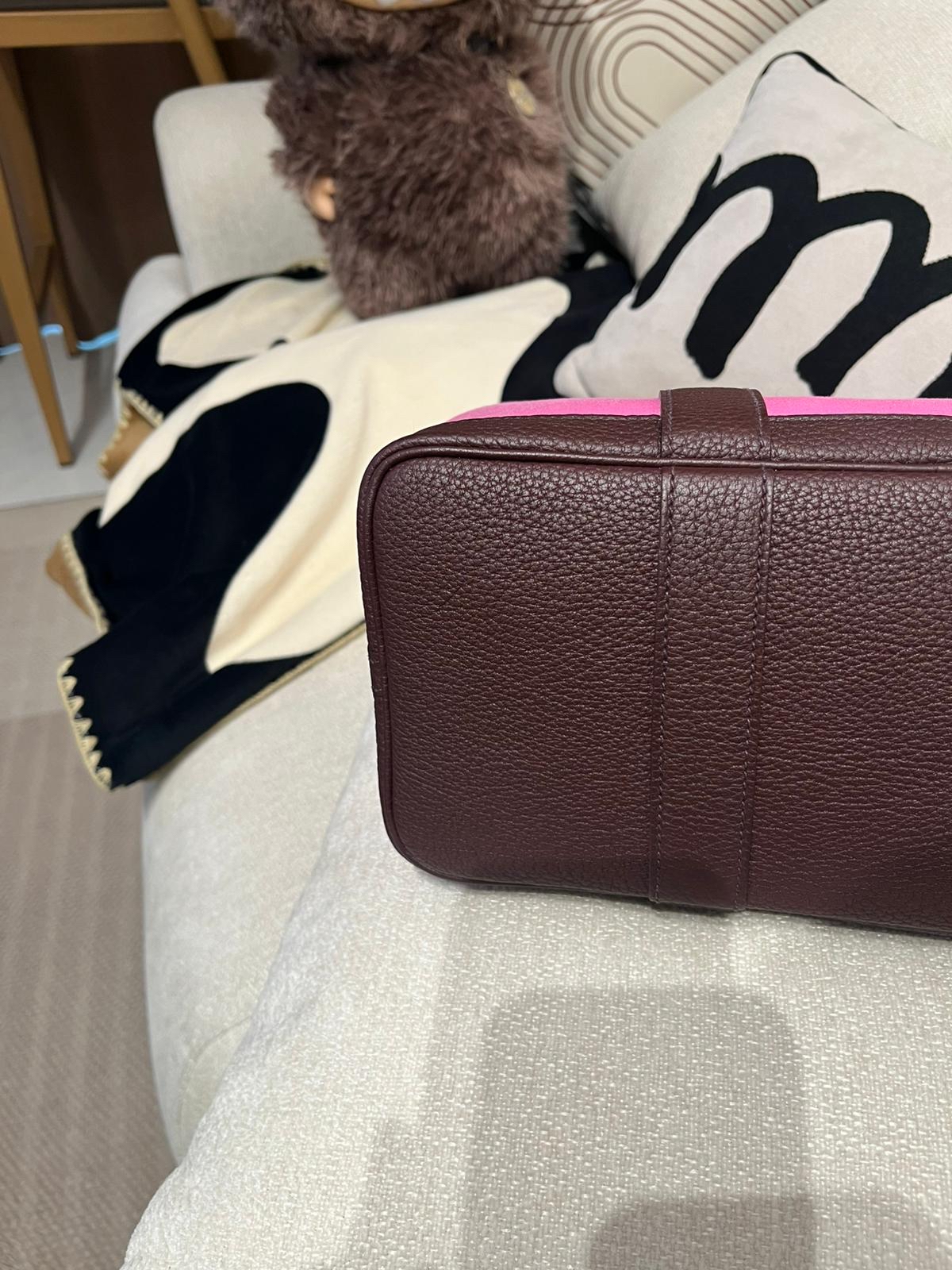 Hermes Garden Party 30 Stamp Z Pink 100%Authentic, 98%New ✅Dust bag