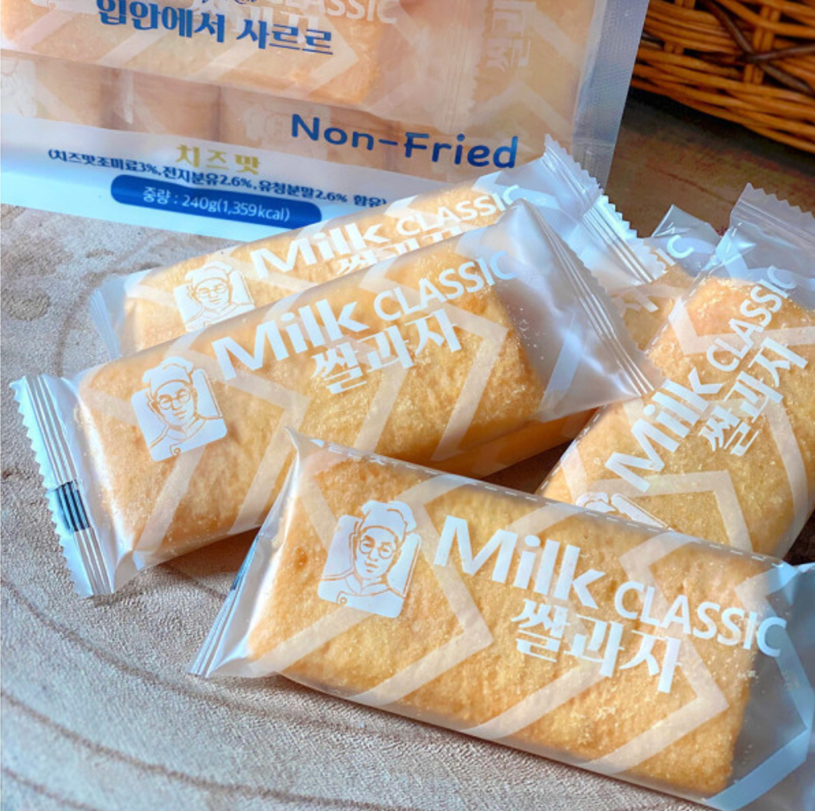 韓國 Milk Classic 芝士味米餅條