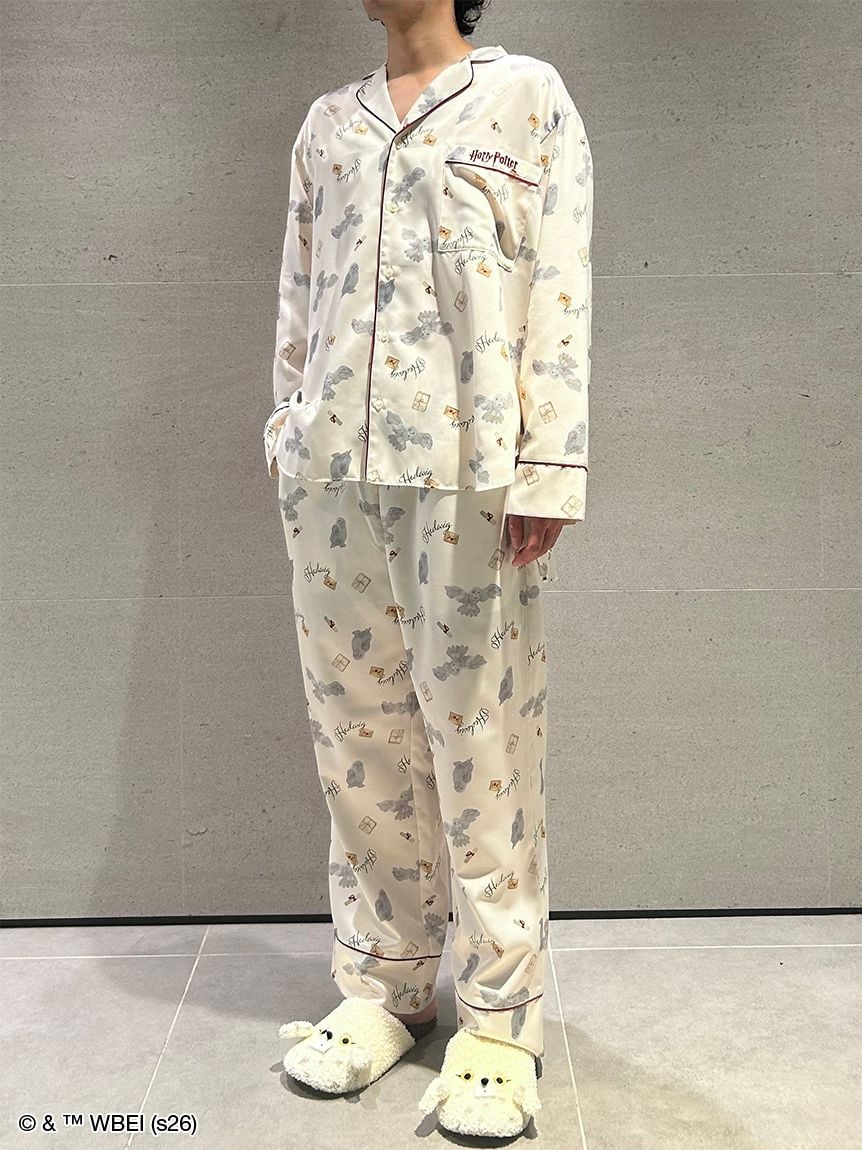 保暖緞面睡褲 Pajamas Pants｜SNIDEL HOME X 哈利波特 聯名 第5彈 (Harry Potter)【預購】 (26202-P）