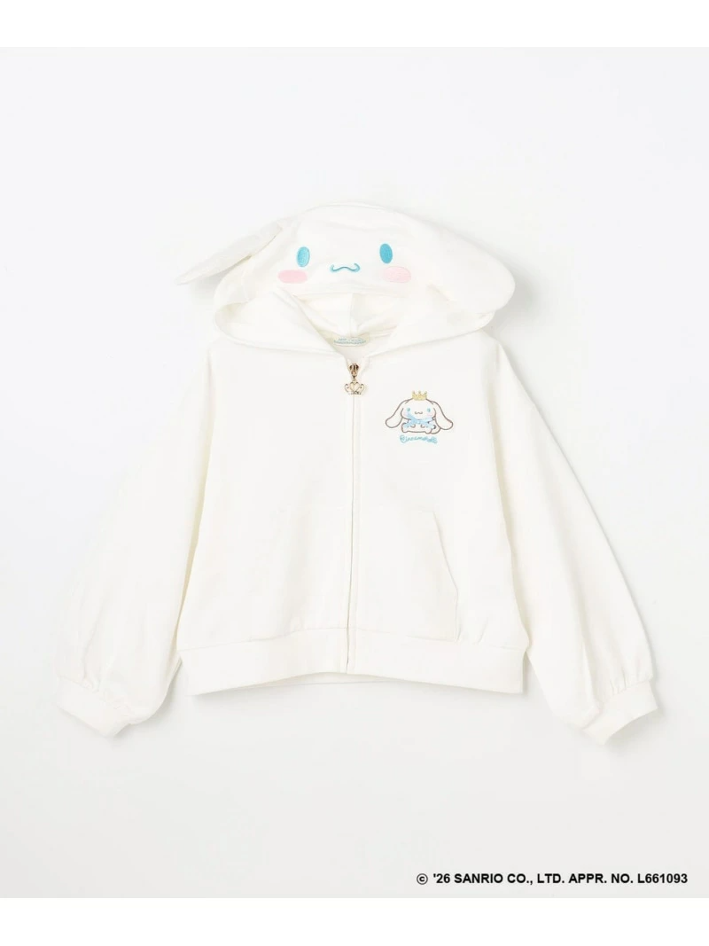 🆕【⭐訂購⭐】 🇯🇵日本直送 🌀#Cinnamoroll x ANY KIDS 刺繡 #玉桂狗 造型連帽外套🌀[ELCA-0087][260404]