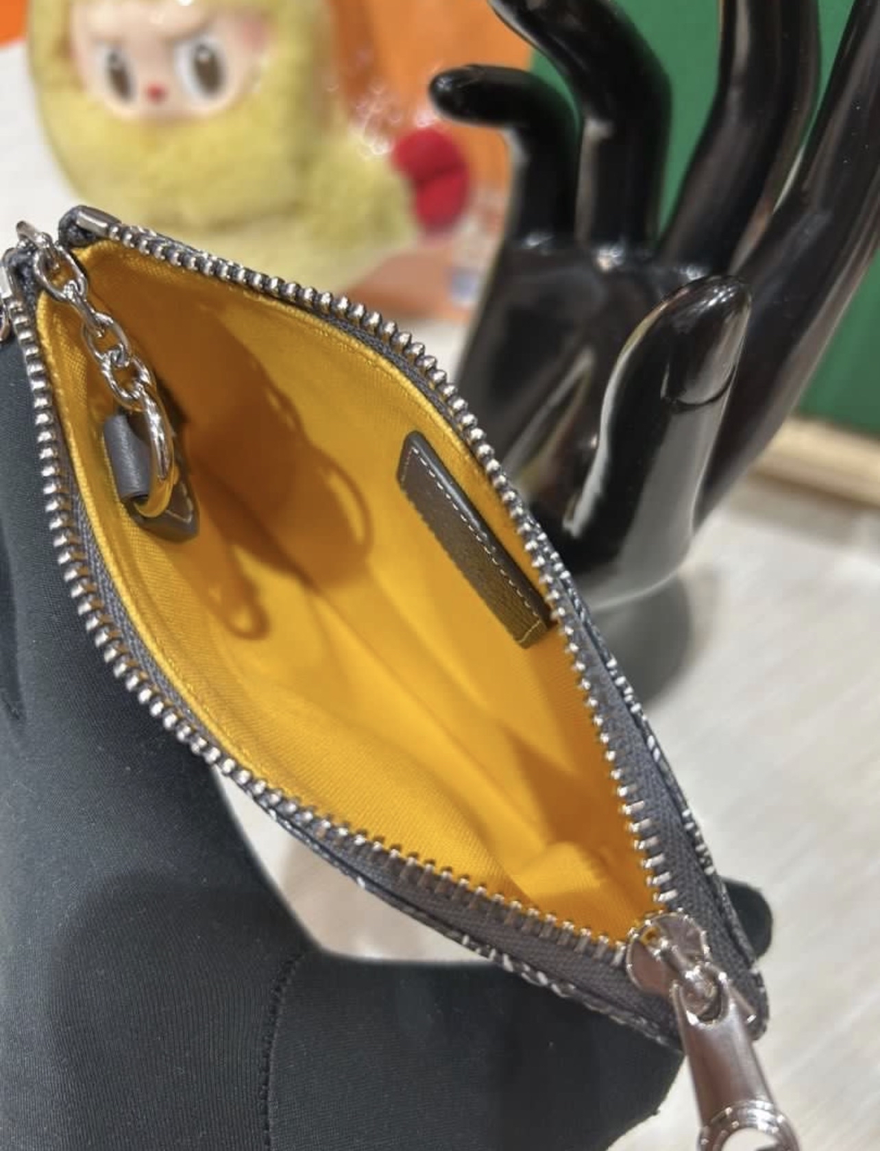 Goyard Coin Purse Small Pouch Grey 100%Authentic, 99%New ✅香港專門店收據✅Box