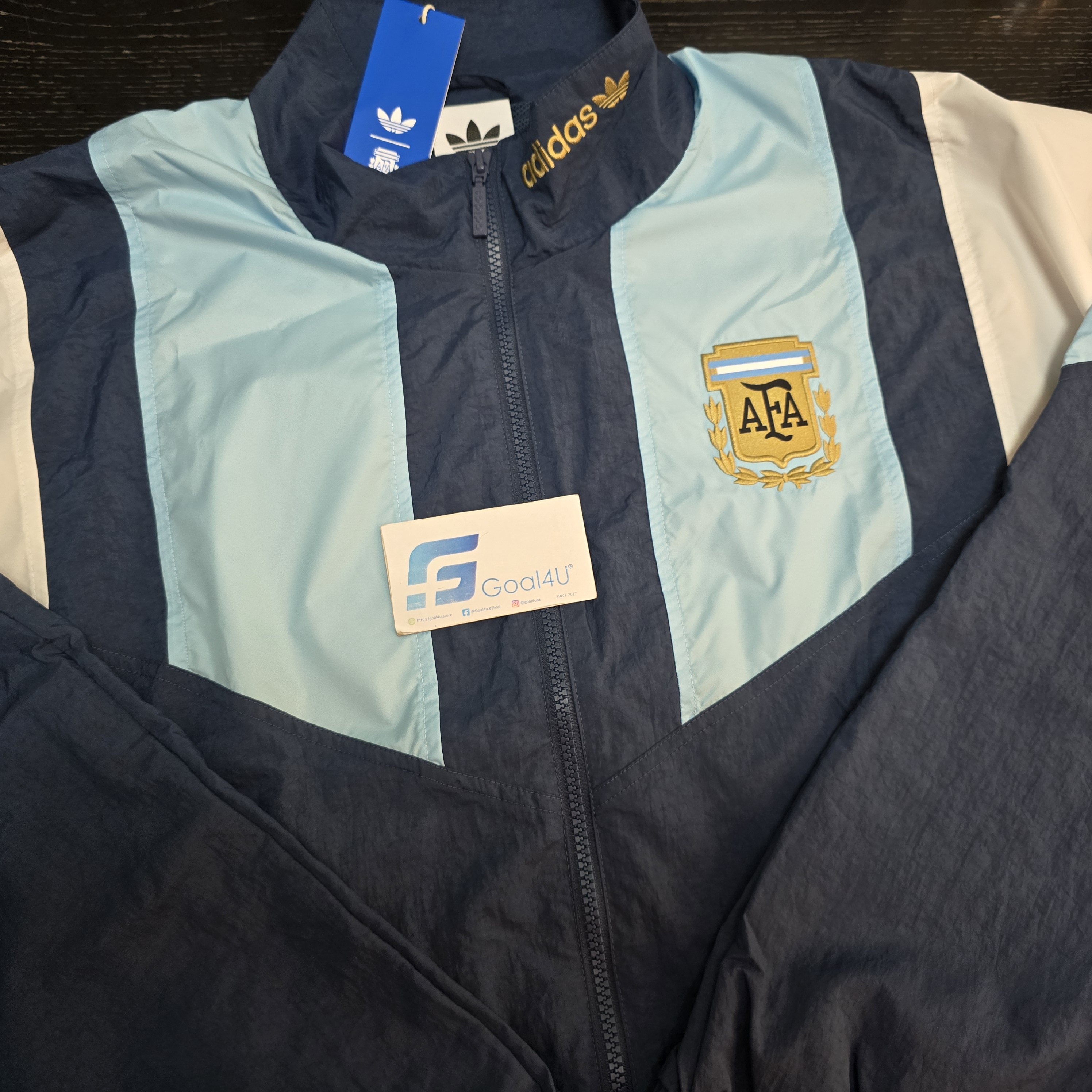 Adidas Argentina 阿根廷經典 EQT 足球文化運動外套 KG2287