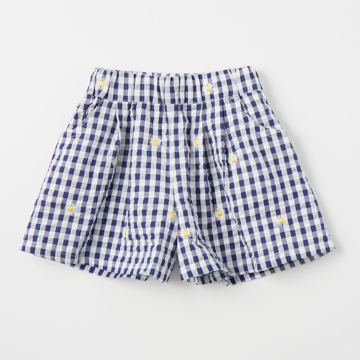 🇯🇵預訂 日本直送🇯🇵Buddy Lee 兩色標籤口袋雛菊刺繡格紋寬鬆短褲