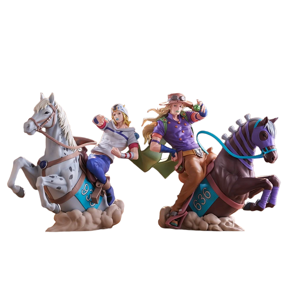 Sega, Xross Link MAX Figure: JoJo's Bizarre Adventure, Steel Ball Run, Johnny Joestar & Gyro Zeppeli (Set)  Jojo 的奇妙冒險 飆馬野郎 喬尼 喬斯達 和 傑洛·齊貝林 (套裝)