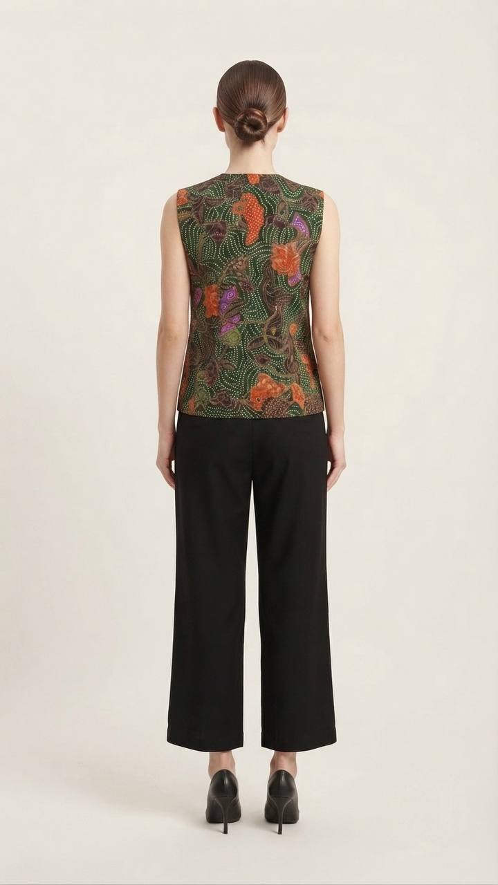 T2488 - Mekar Malam Sleeveless Batik Vest 