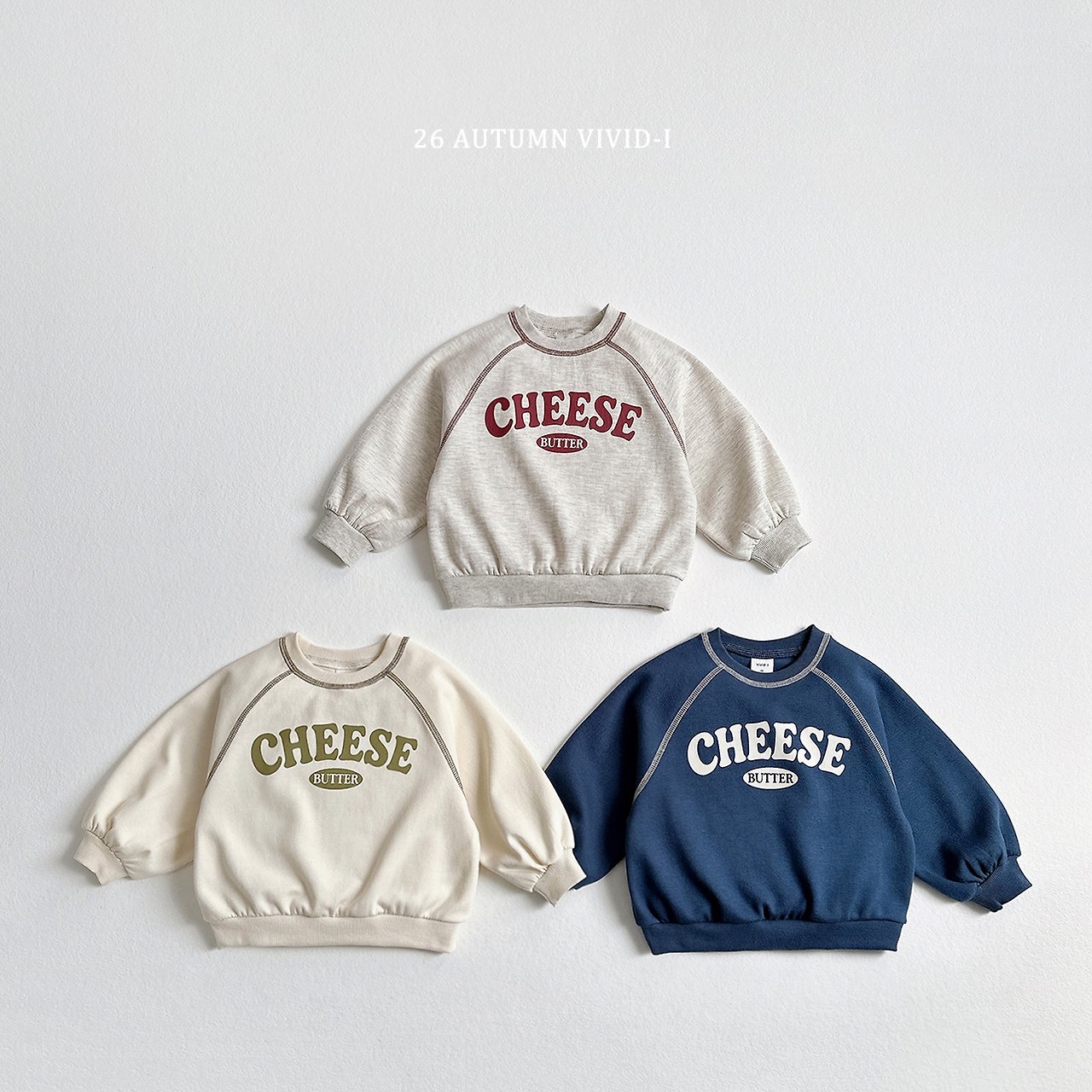 Vivid | Cheese stitch man to man