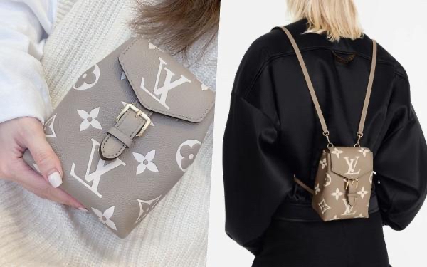 Lv tiny backpack 100%Authentic ,98%new✅dust bag ✅strap  