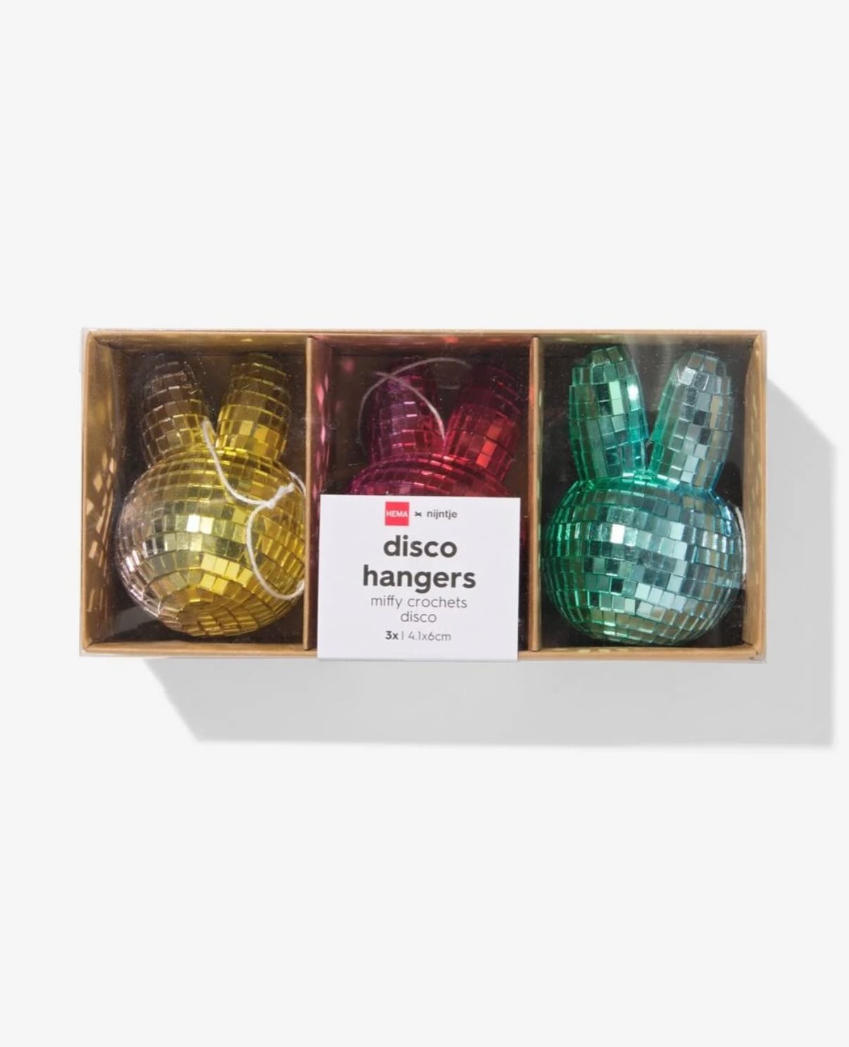 Miffy disco ball decoration set of 3