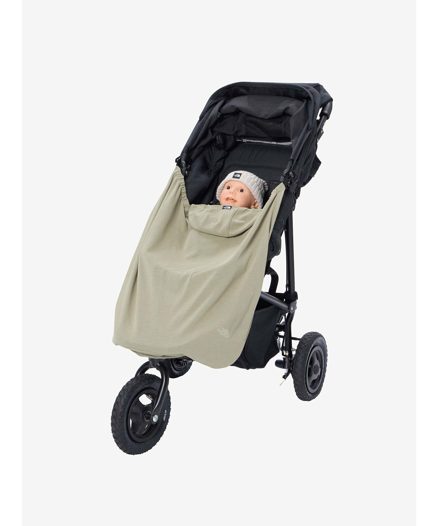 🇯🇵預訂 日本直送🇯🇵The North Face兩色標誌刺繡嬰兒車孭帶遮陽毯