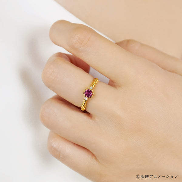 小魔女DoReMi 甜美波龍 造型 戒指 18K Coating Ring｜Ojamajo Doremi X tufave 飾品系列【預購】(26D79-P)