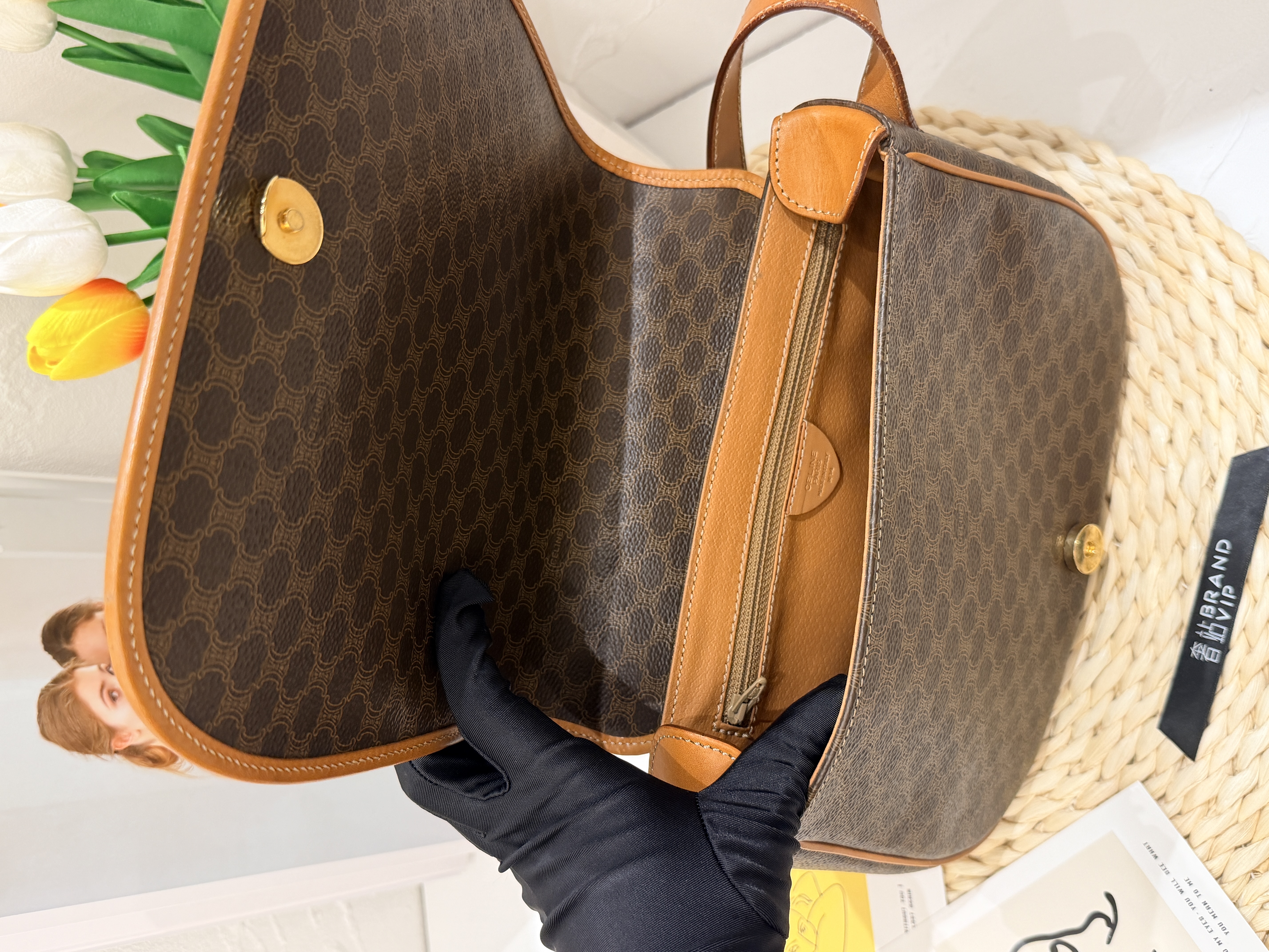 Celine Macadam Shoulder Bag