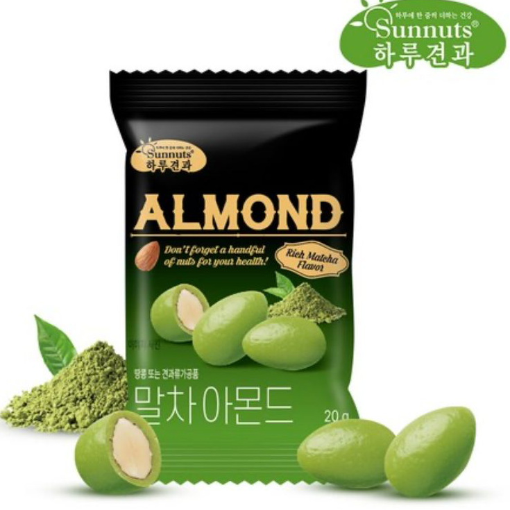 韓國 Sunnuts 濃郁抹茶杏仁球 10包/ 套｜Mocha Almond